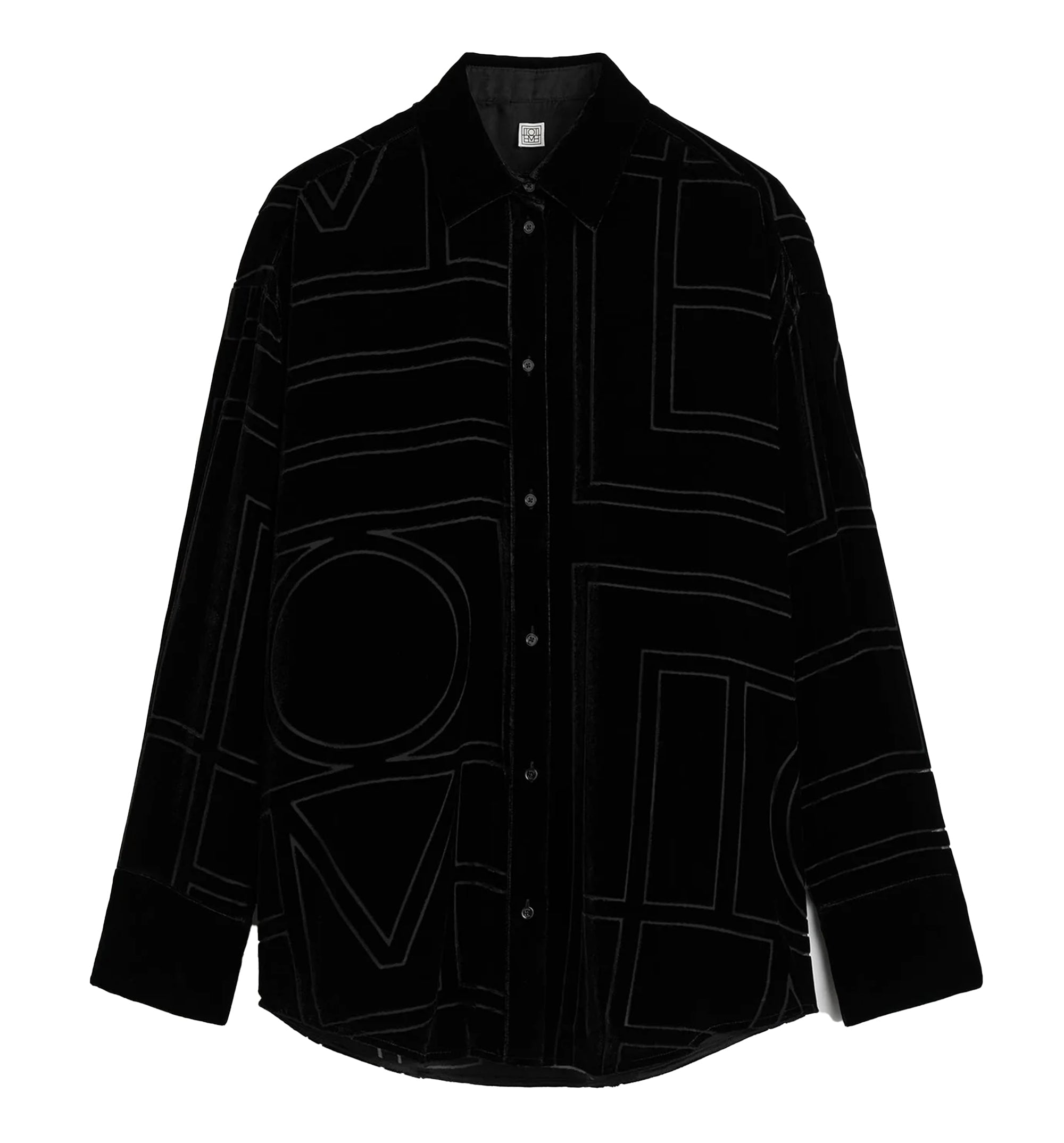 Oversized Devoré Shirt