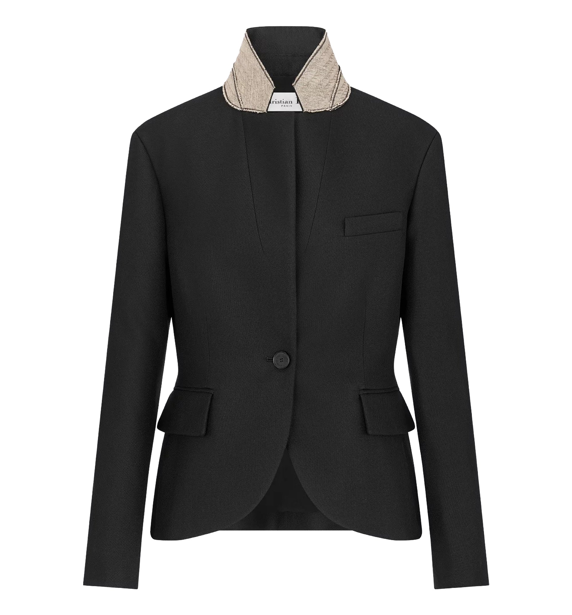 Jacket in grain de poudre