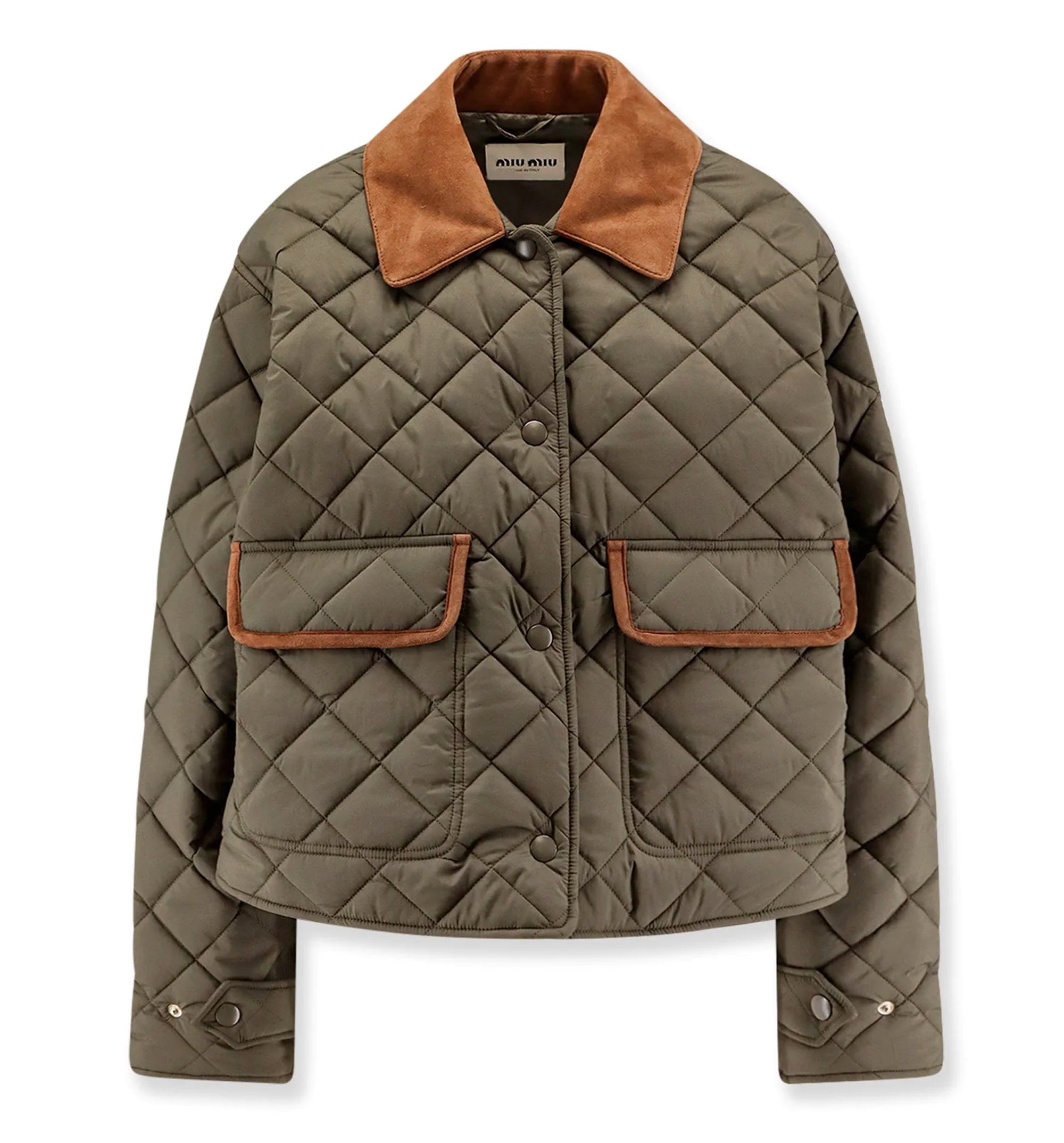 Quilted Technical Pongé Blouson Jacket