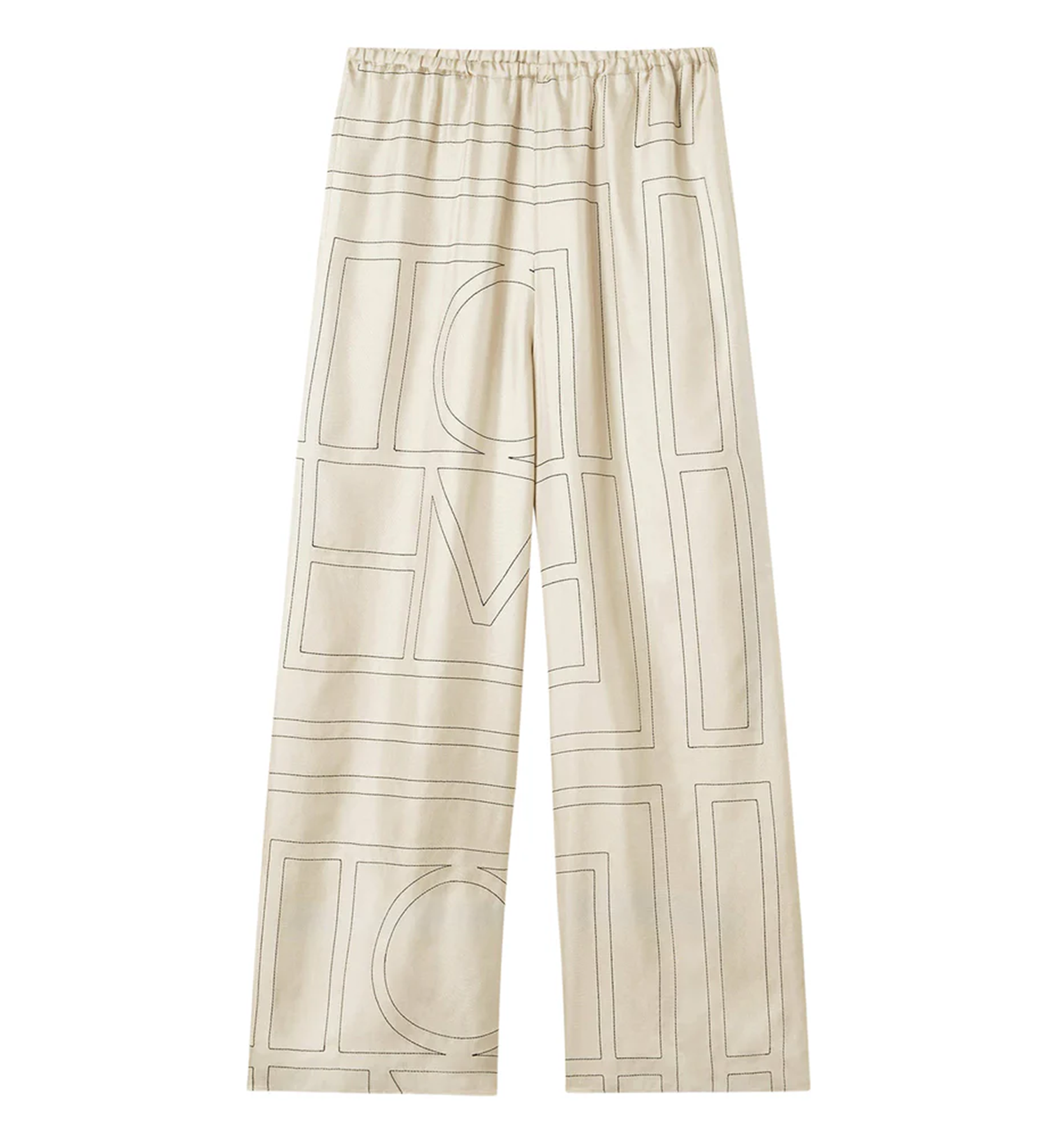 Monogram Silk PJ Pants