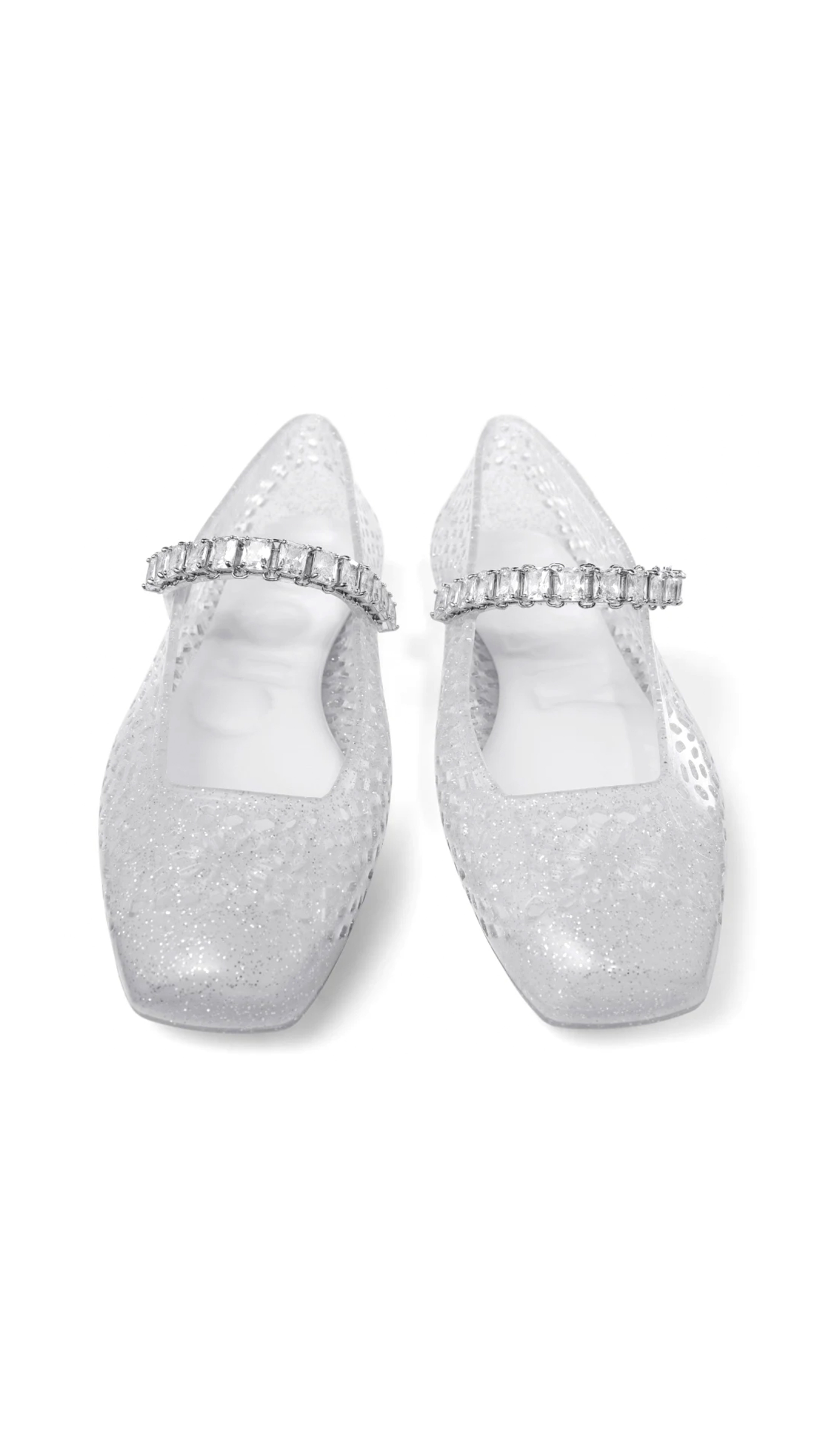 The Jelly Ballerina Flats - Clear