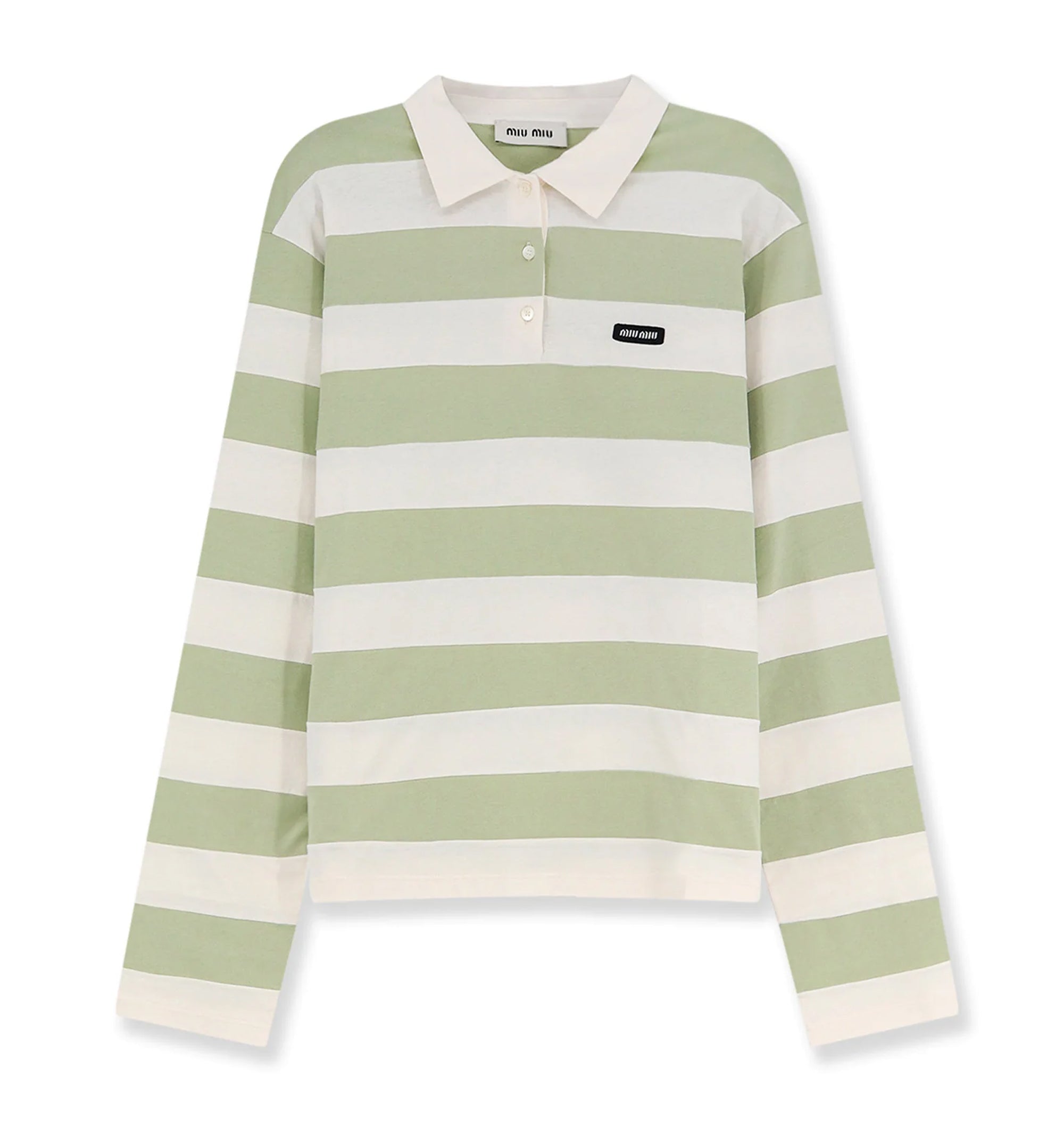 Striped Jersey Polo Shirt