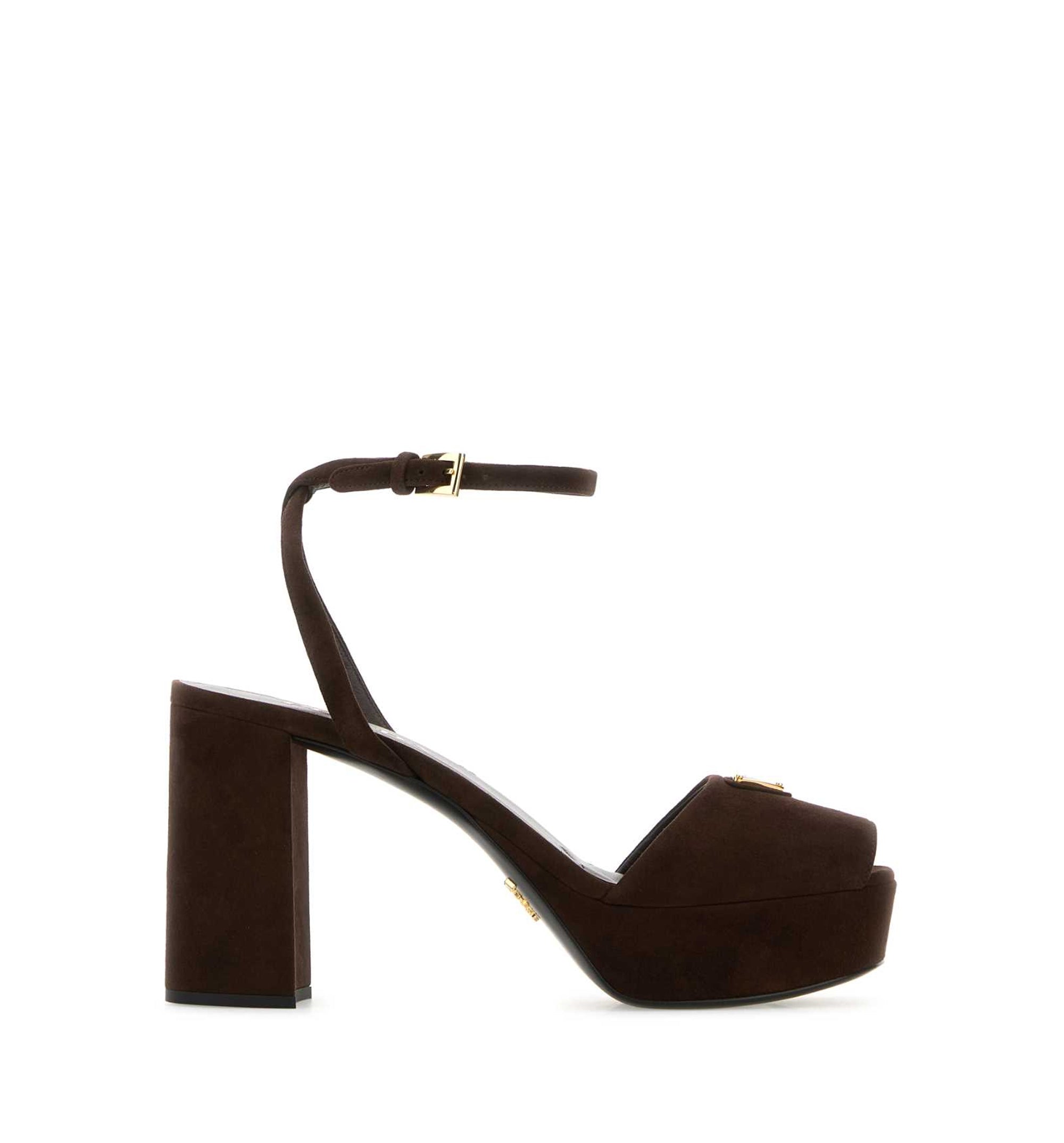 Suede Platform Sandals