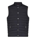 Lightweight techno fabric down vest