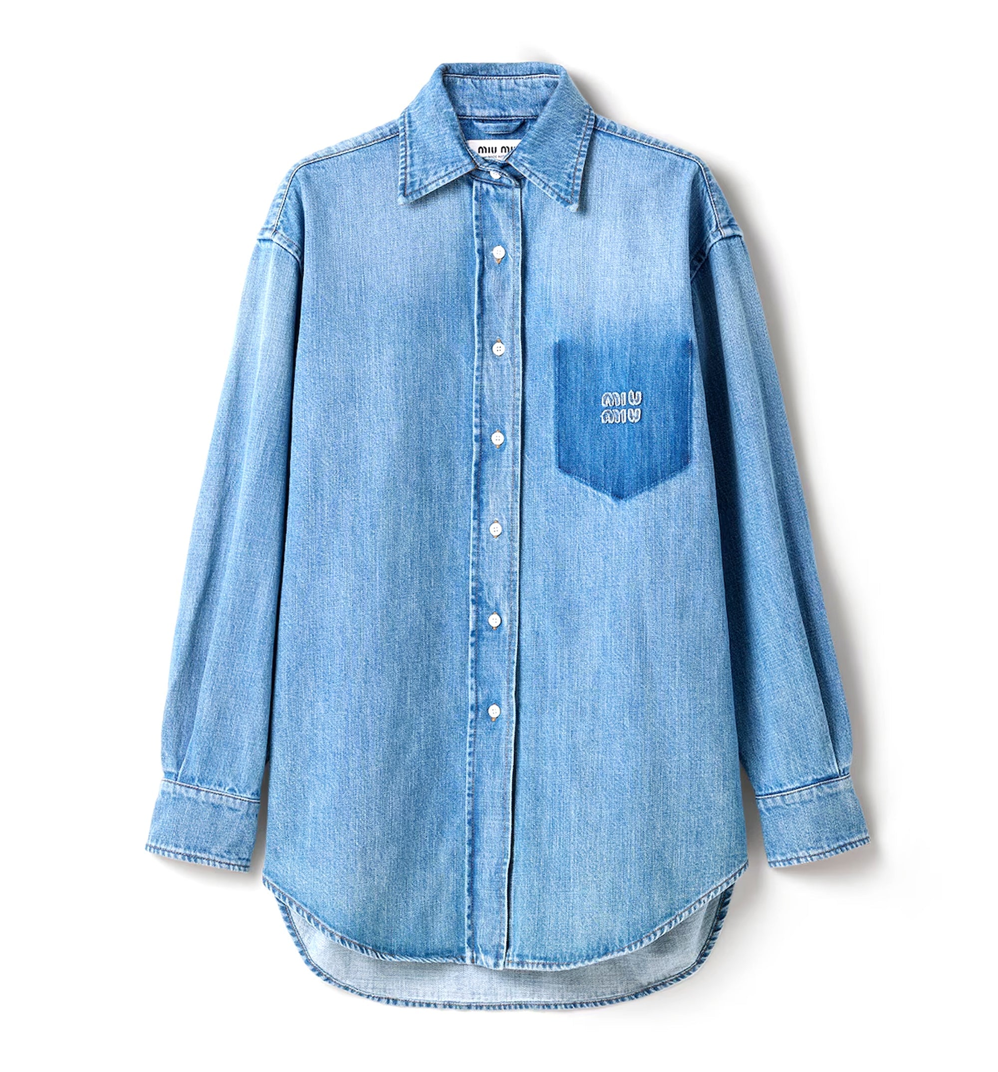 Cotton shirt with logo
