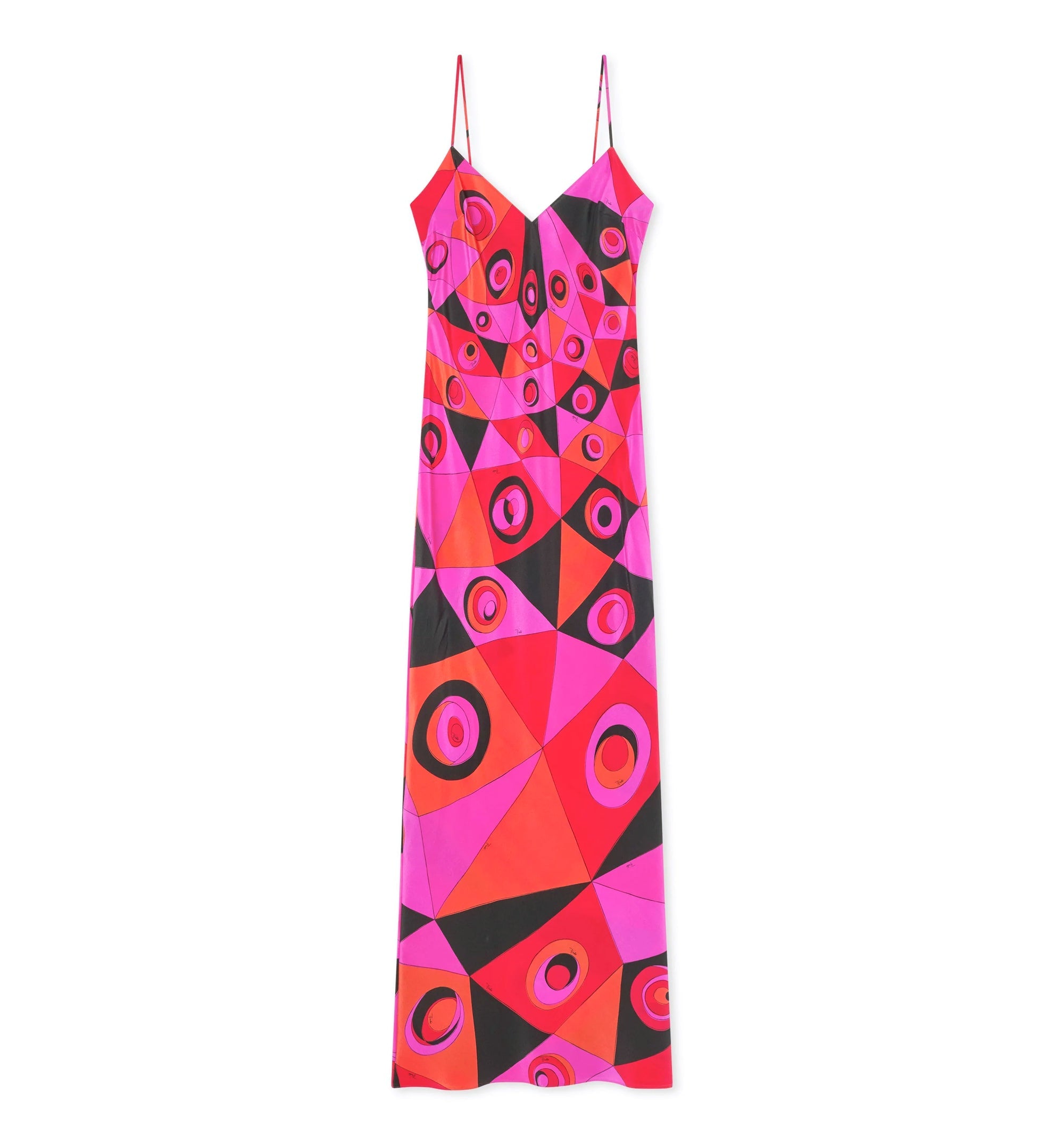 Occhi Print Silk Dress