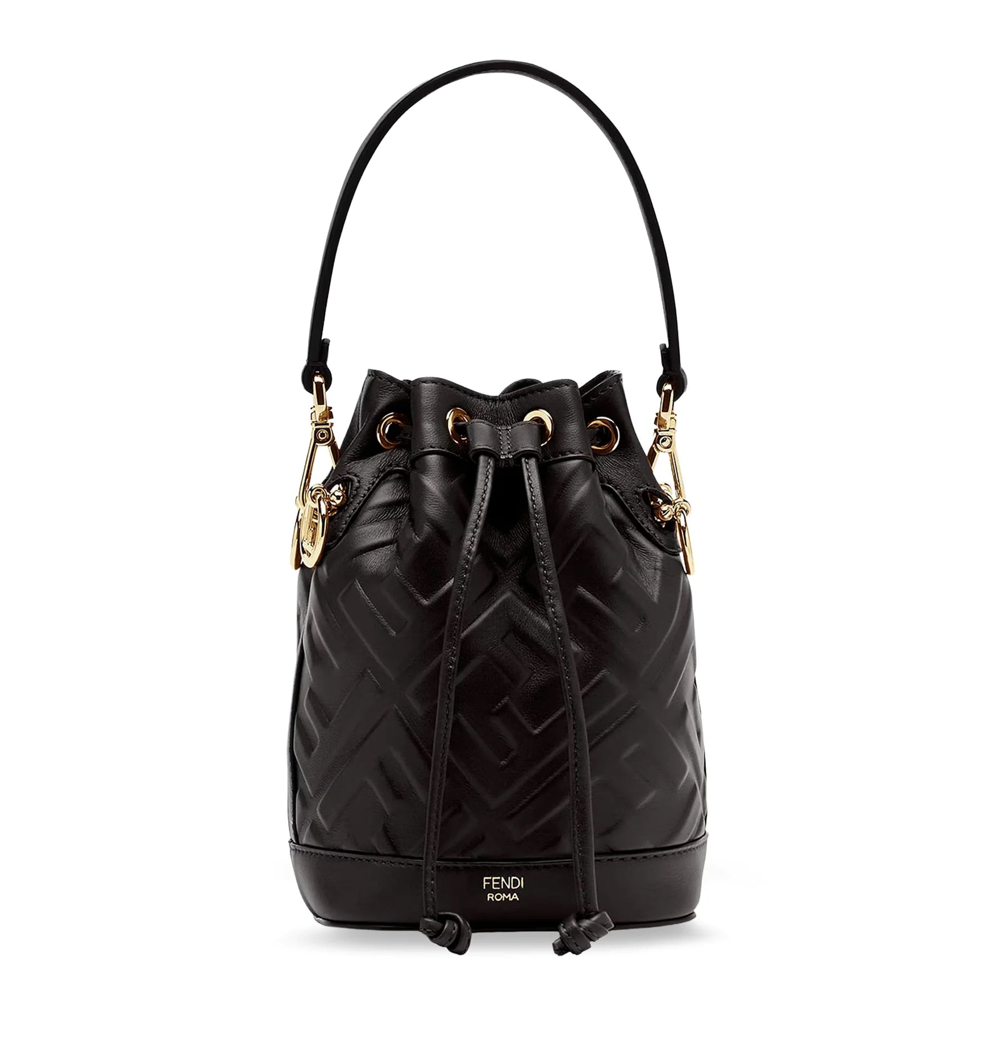 Mon Tresor leather bucket bag