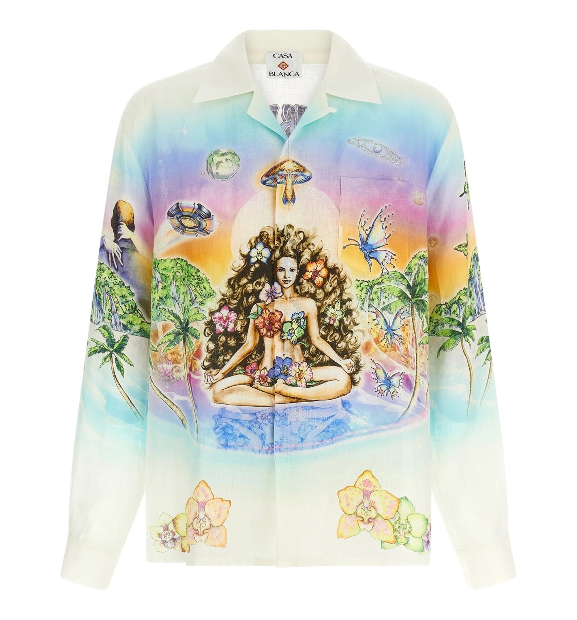 Innocence Print Linen Shirt