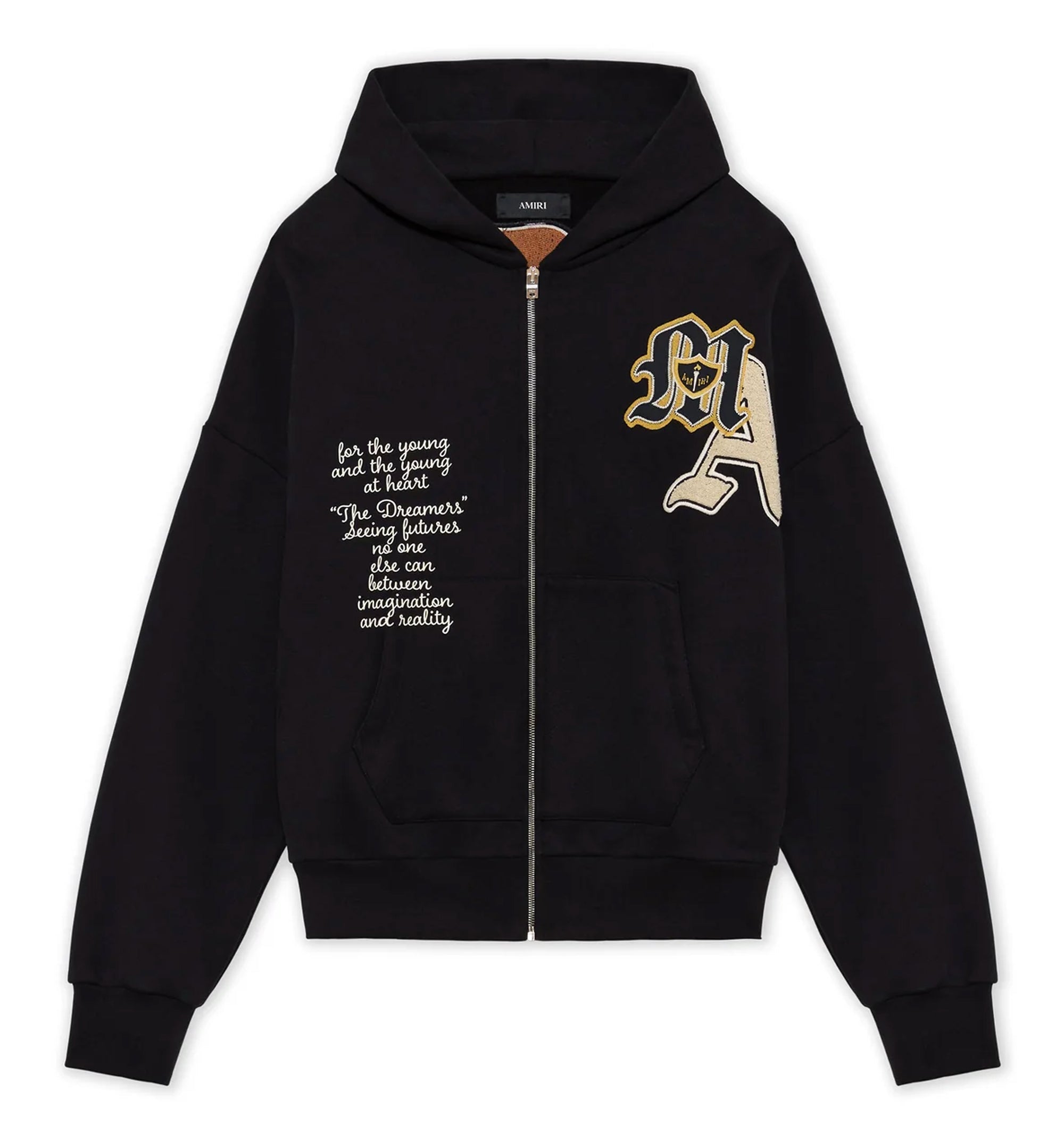 Varsity Patch Zip Hoodie