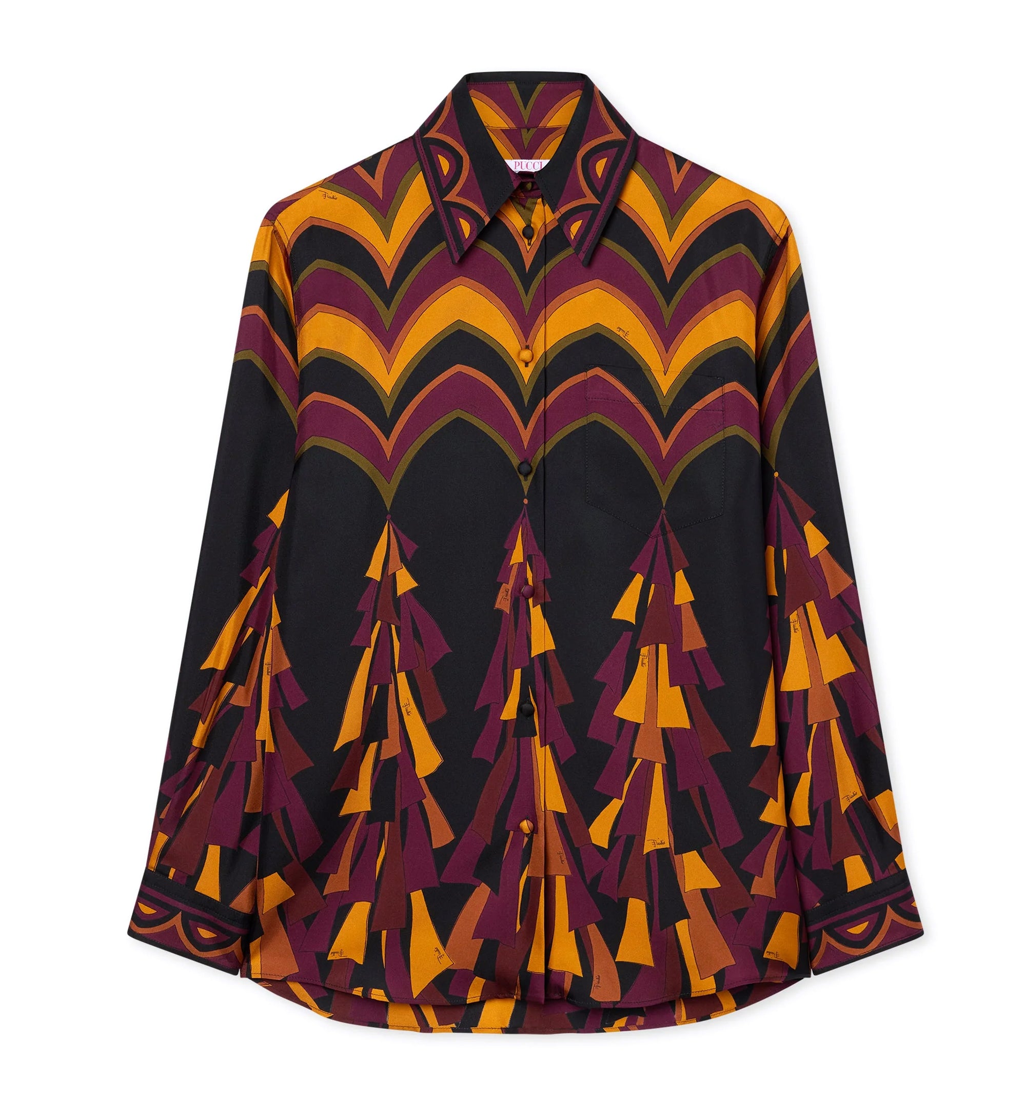 Baiadera Print Silk Shirt