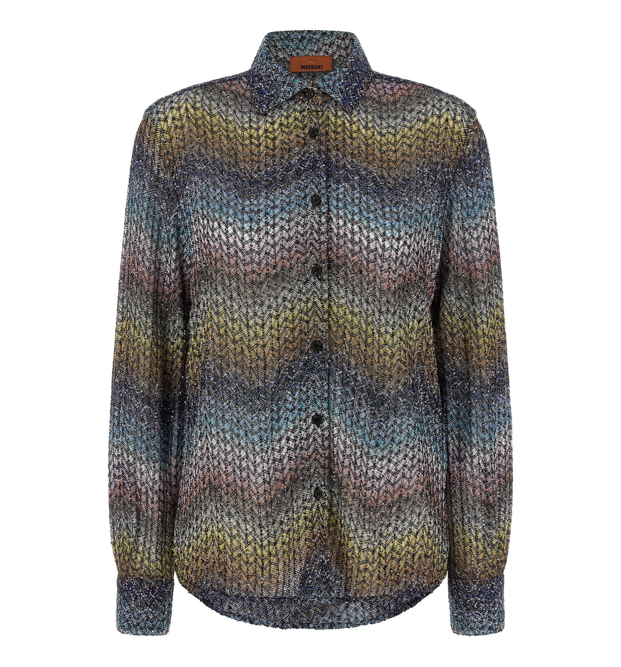 Lamé Viscose Shirt
