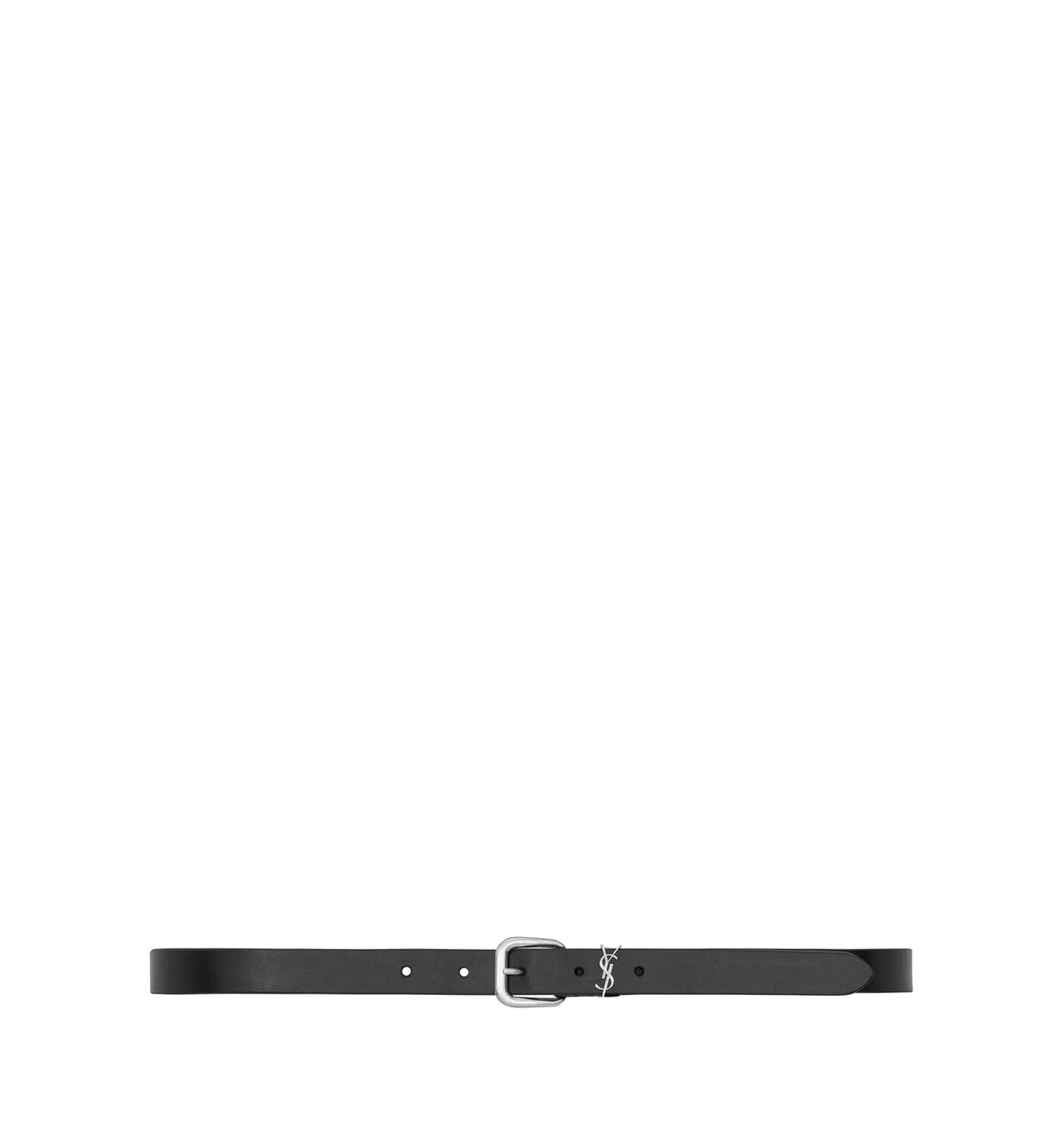 Cassandre Rectangular Buckle Belt In Leather