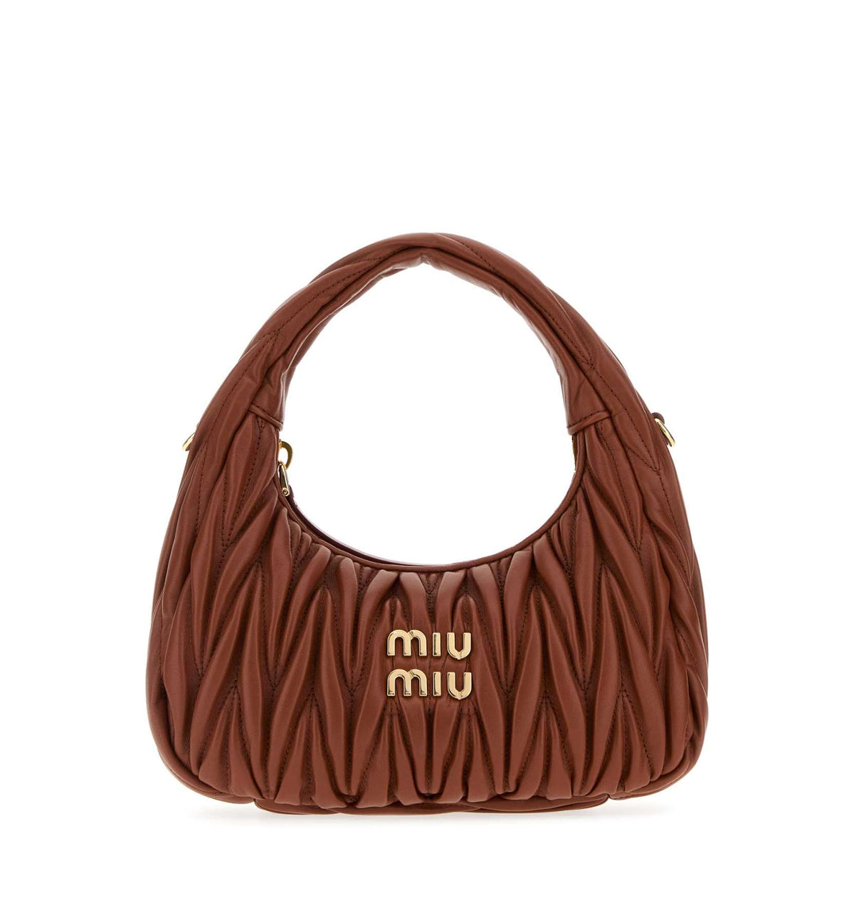 Wander Matelassé Nappa Leather Hobo Bag
