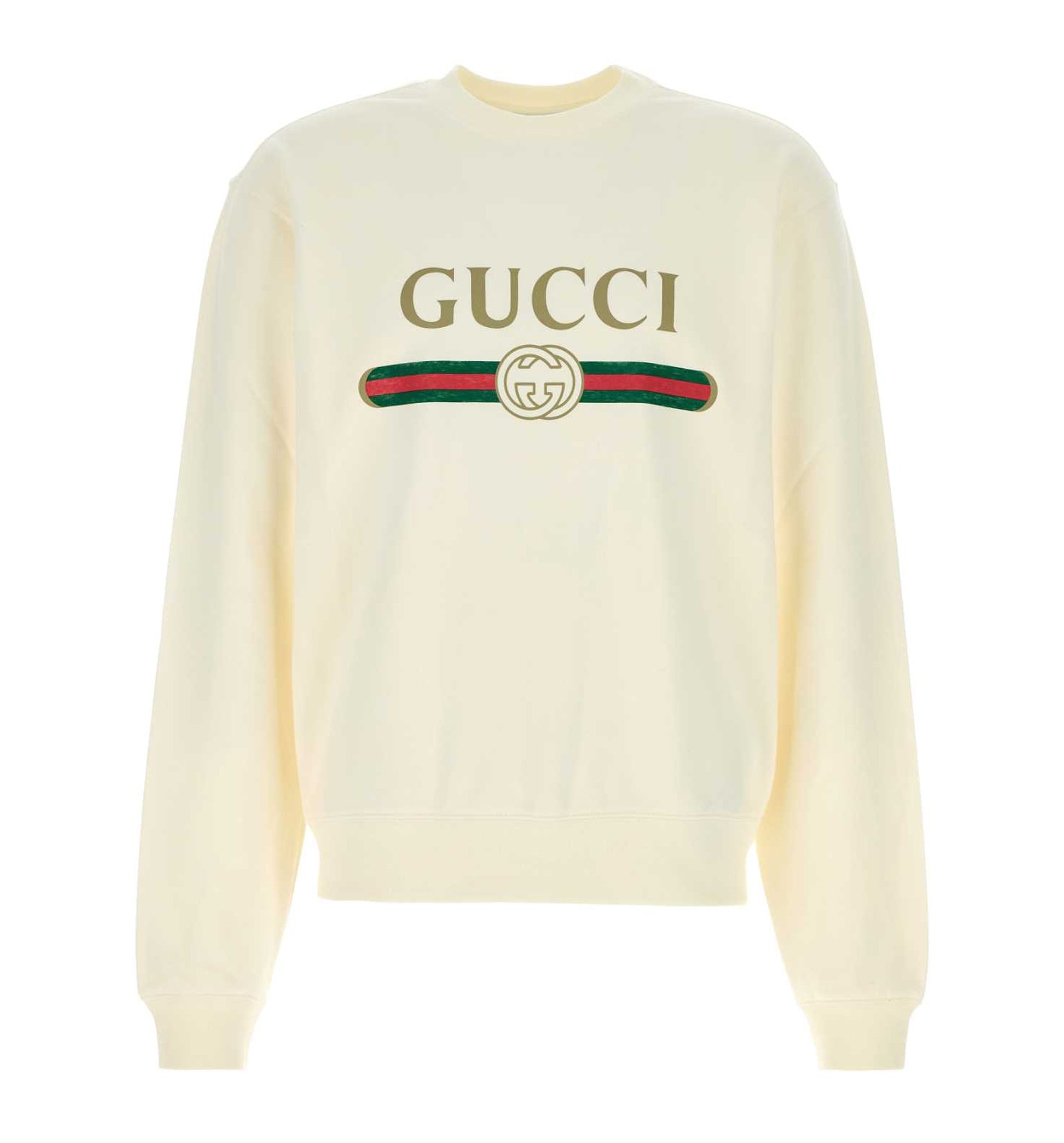 Cashmere blend sweatshirt with print