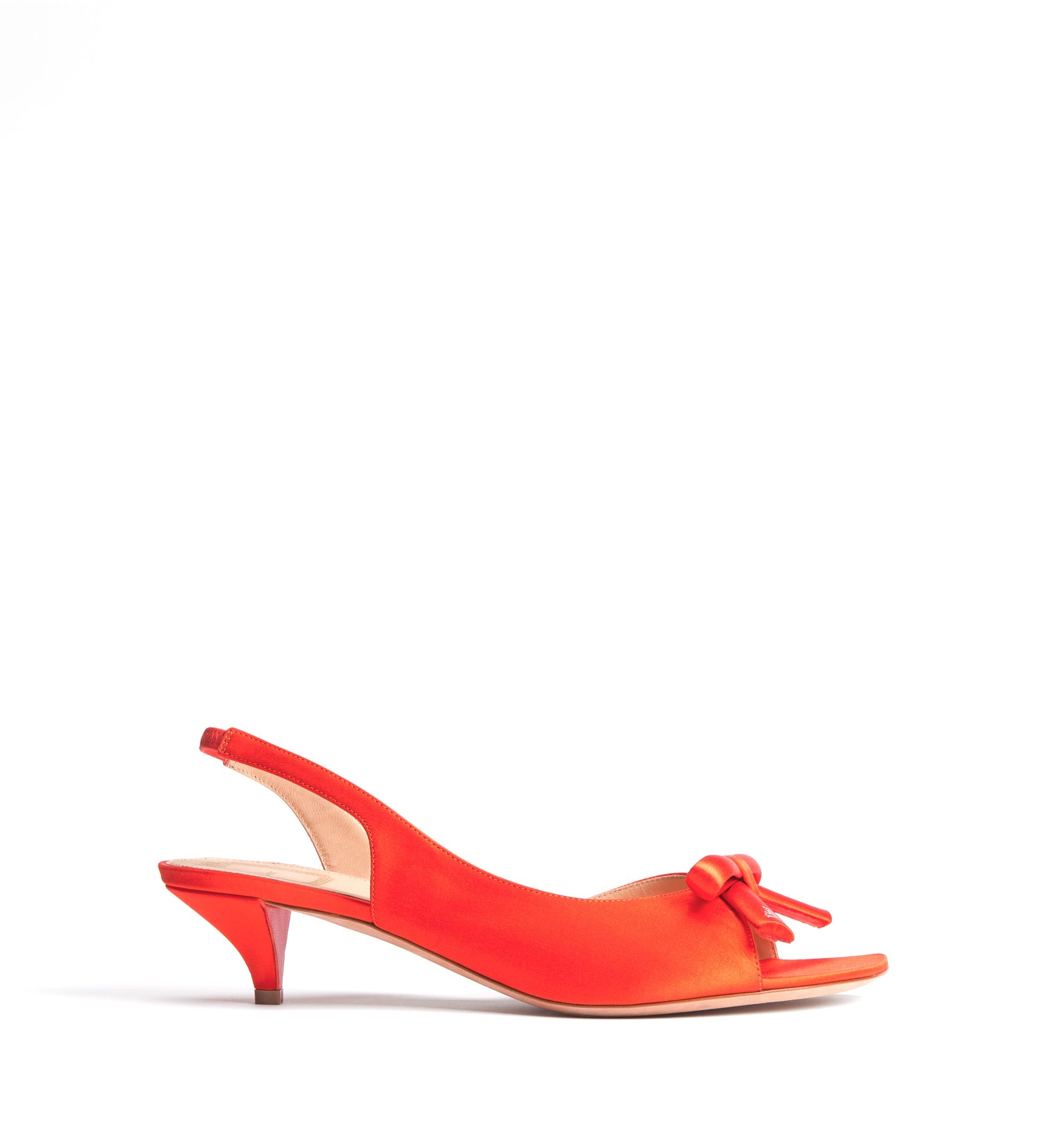 Dior Bow Heeled Slingback Sandal