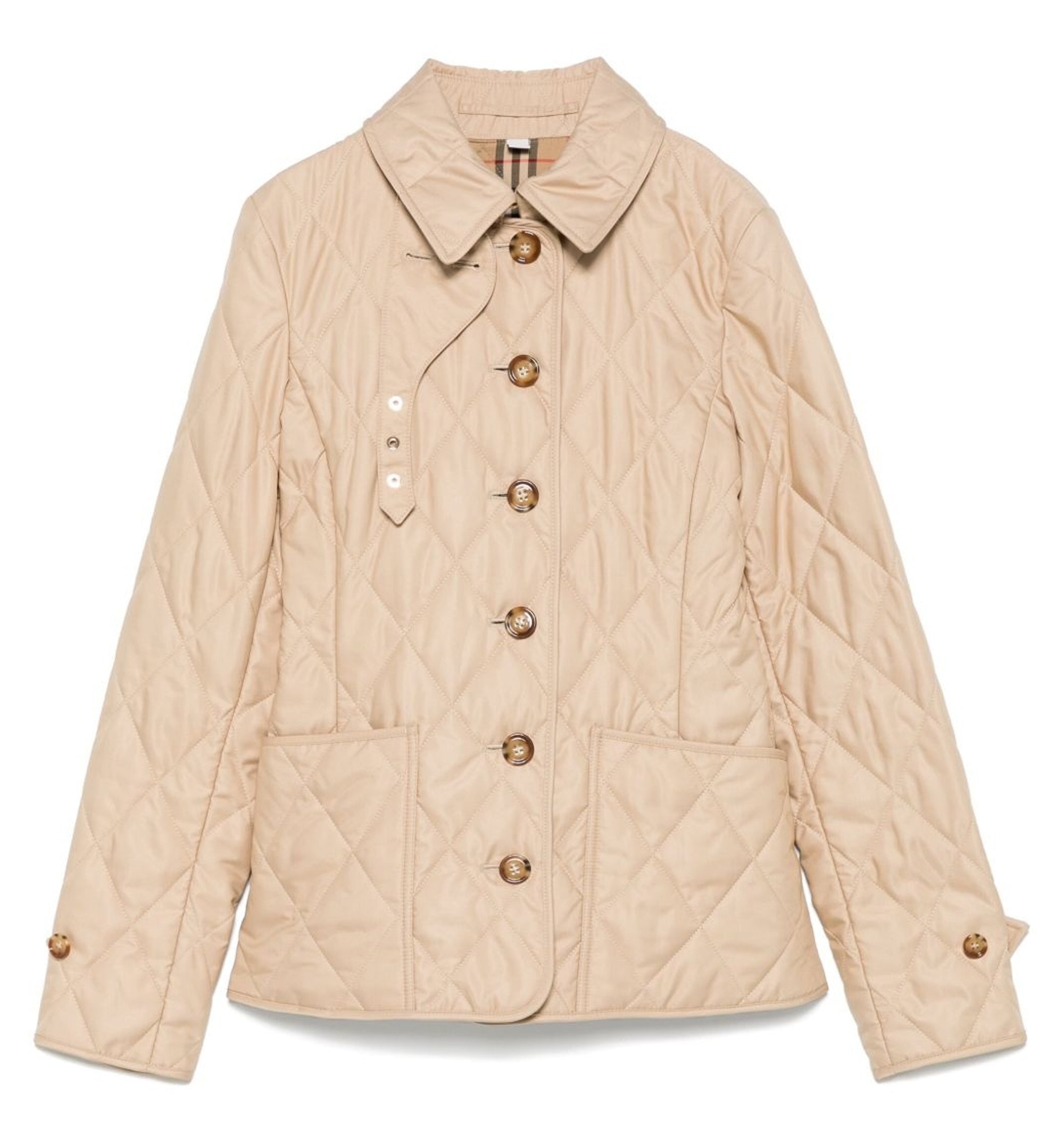 Diamond-Quilted Jacket