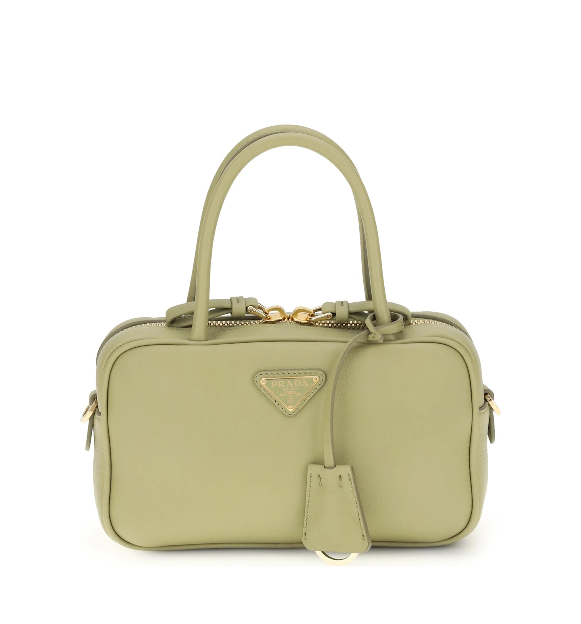 Triangle-Logo Satchel Bag