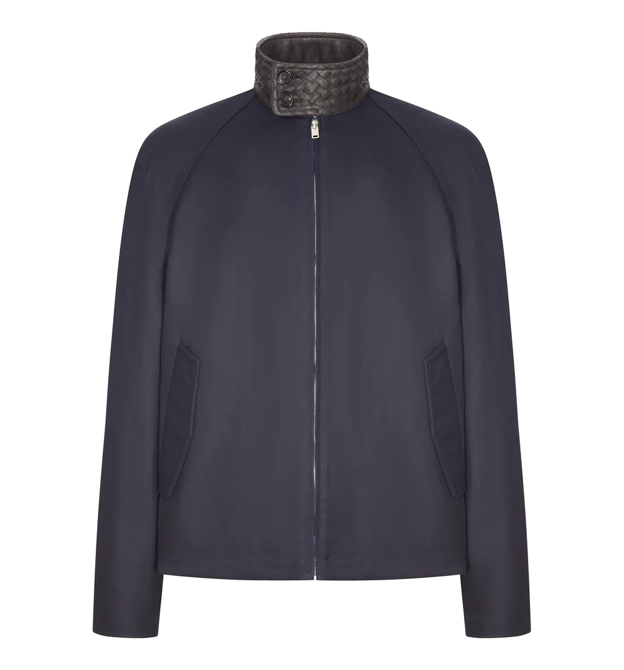 Cotton Gabardine Harrington Jacket