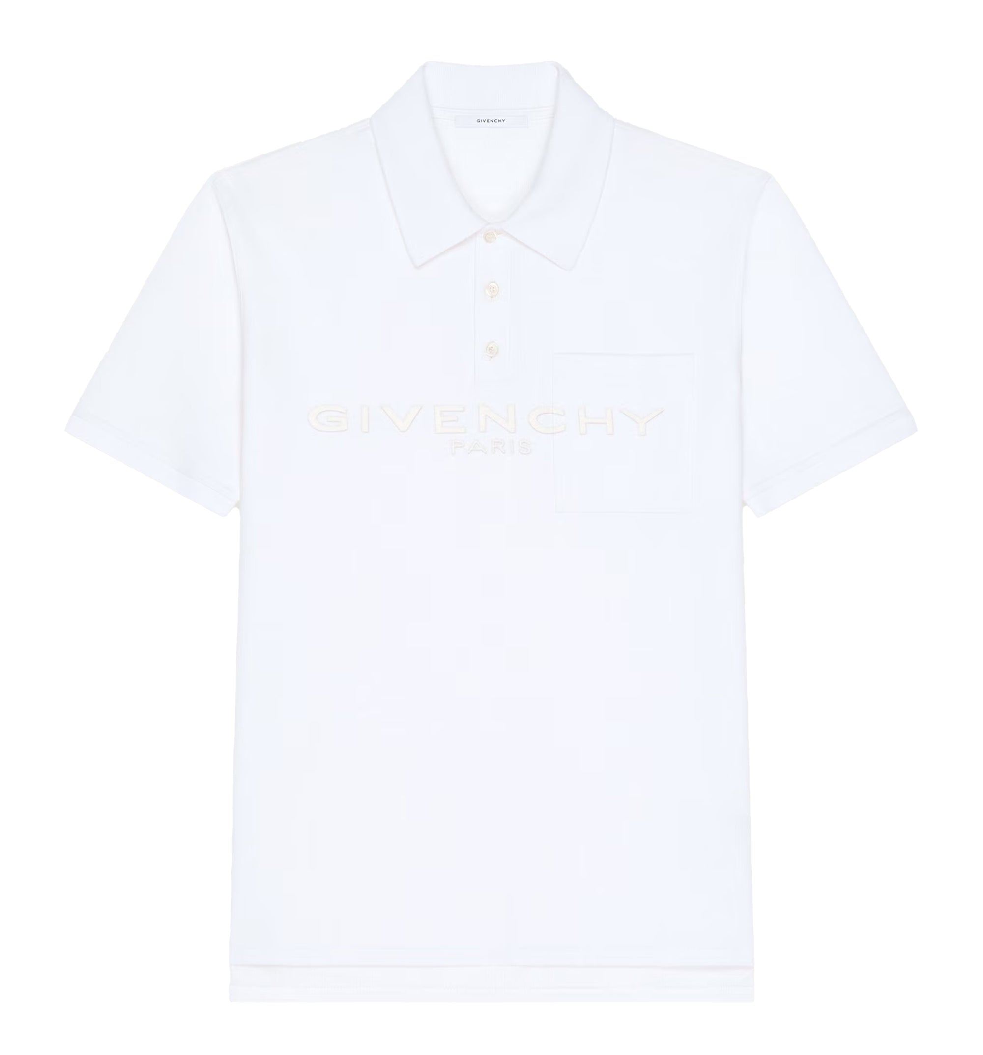 Polo In Cotton And Silk With GIVENCHY Paris Jacquard
