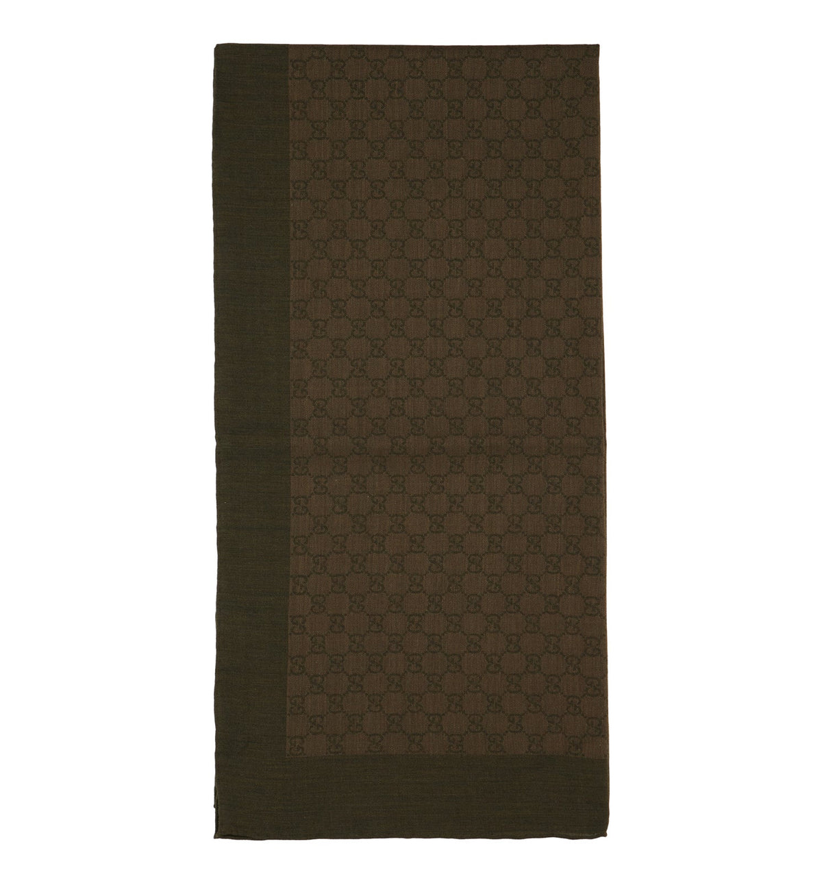 GG Wool Silk Jacquard Shawl