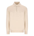 Cashmere knit polo shirt