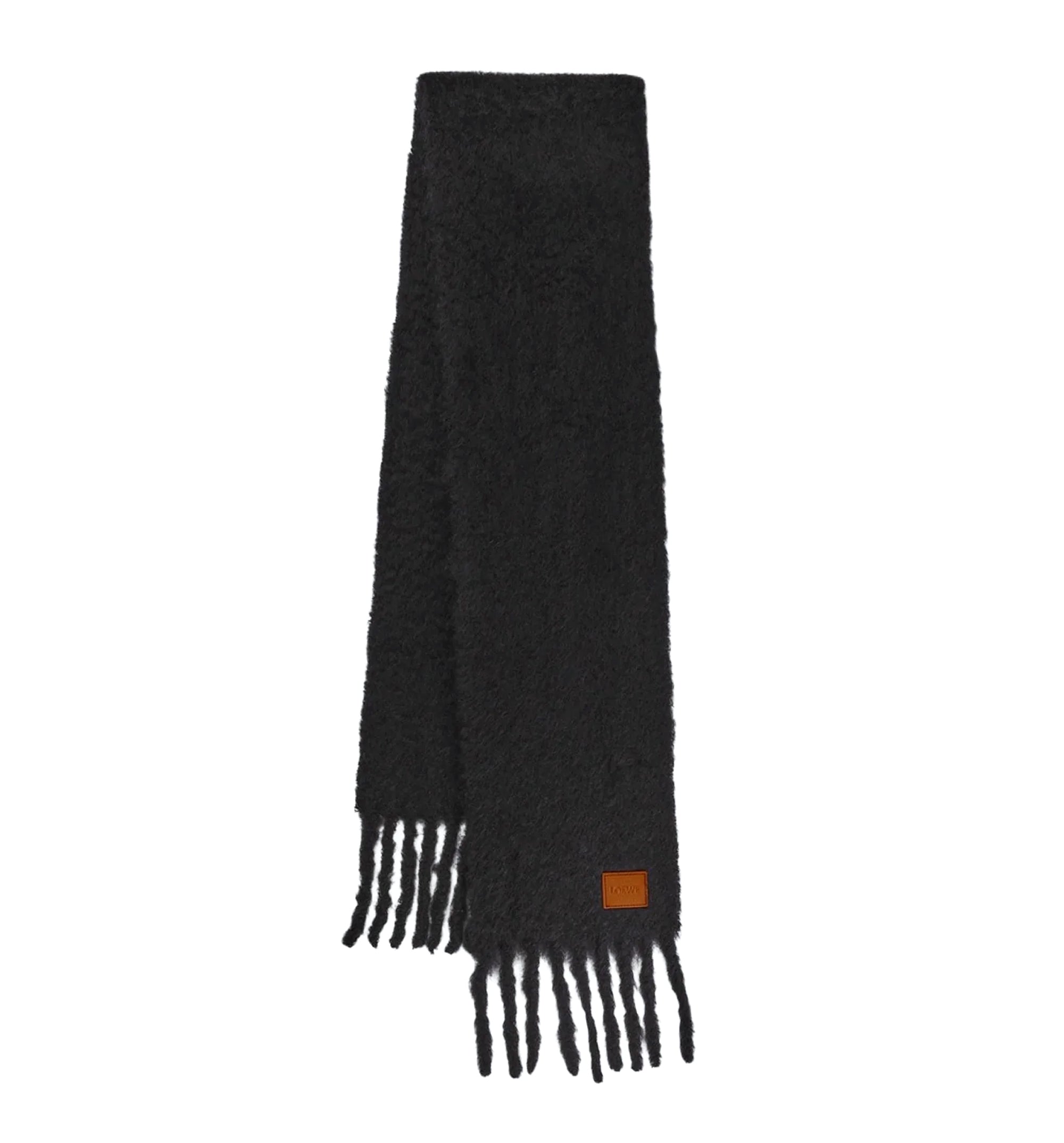 Mohair and wool scarf