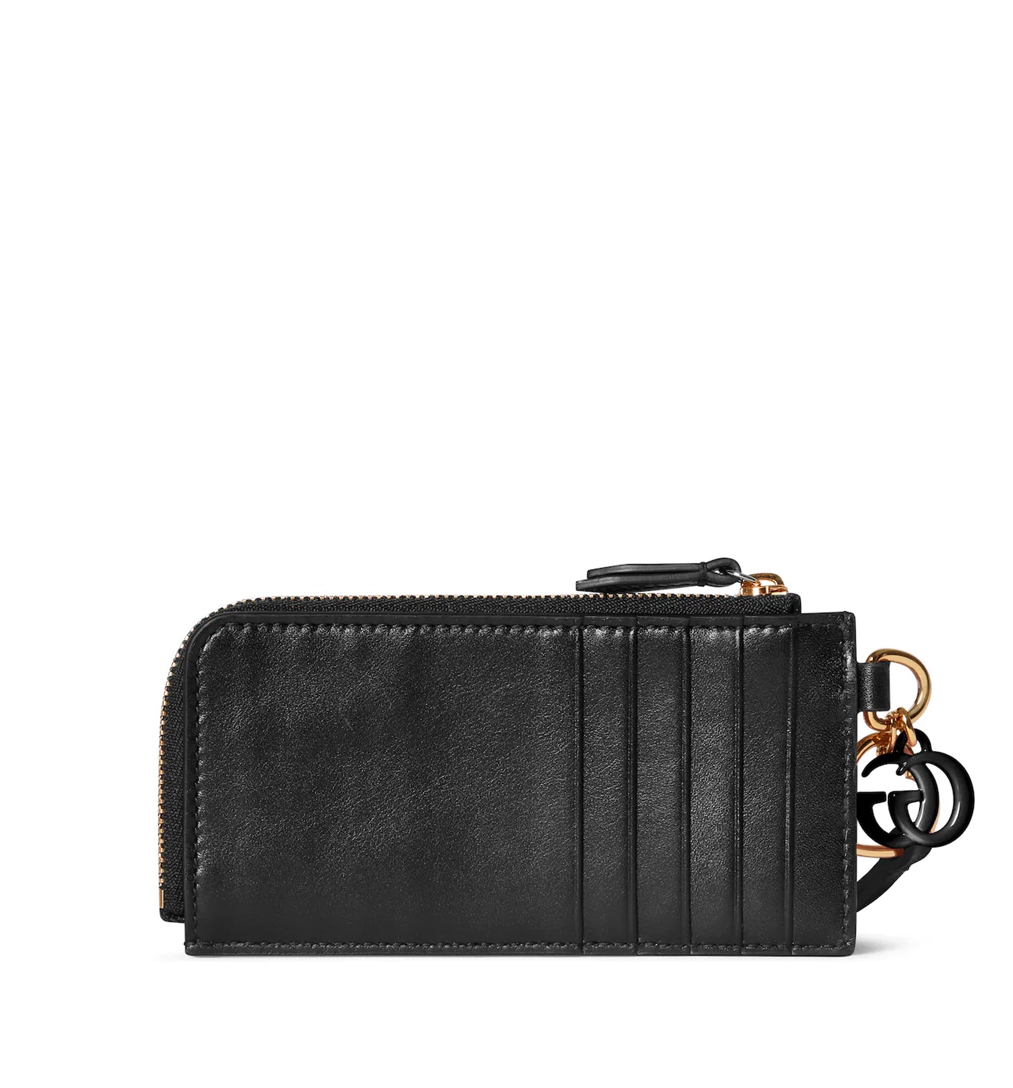 Card Case With Double G Charm