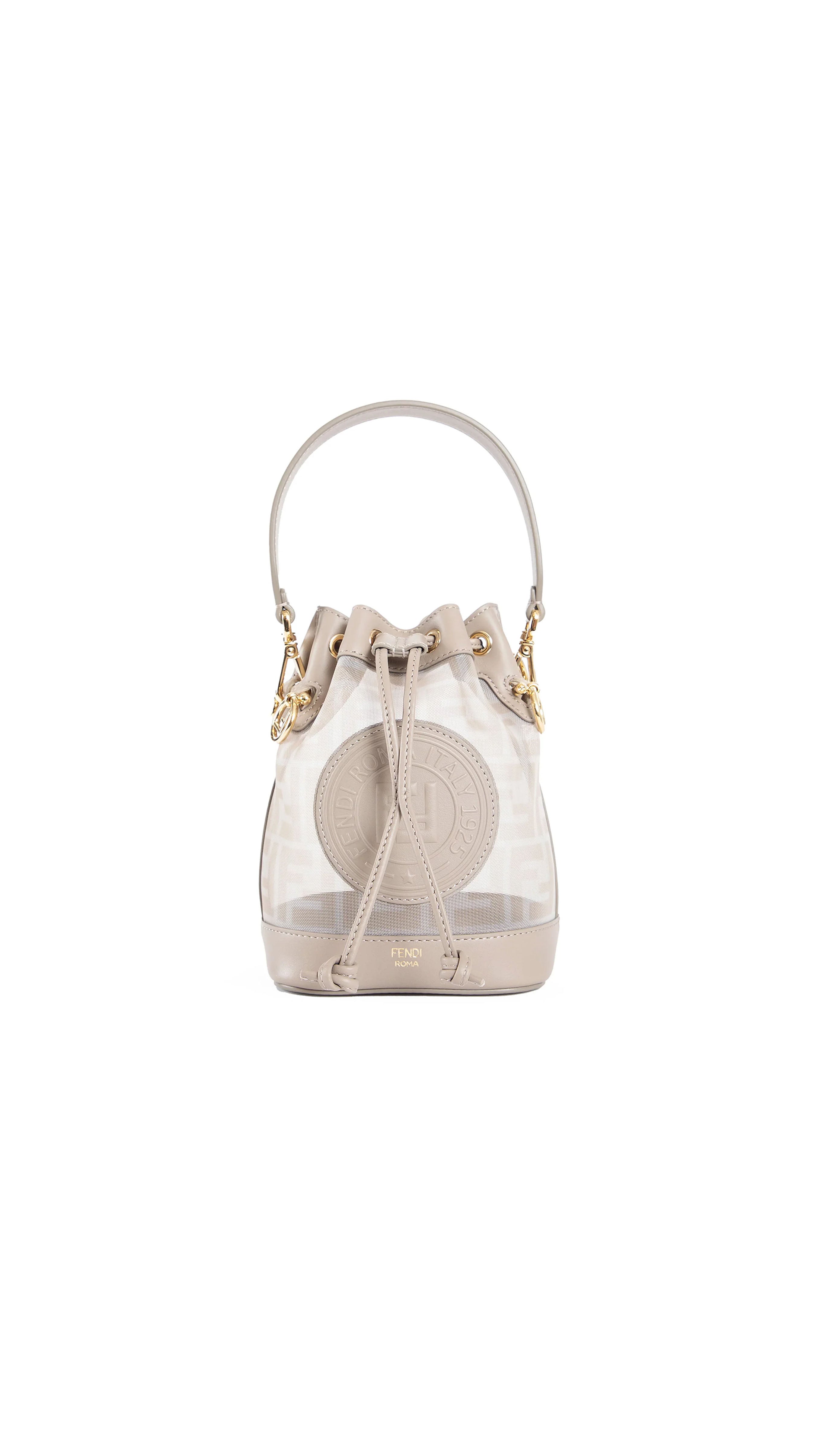 Mon Trésor Mesh Mini-Bag - Dove Grey