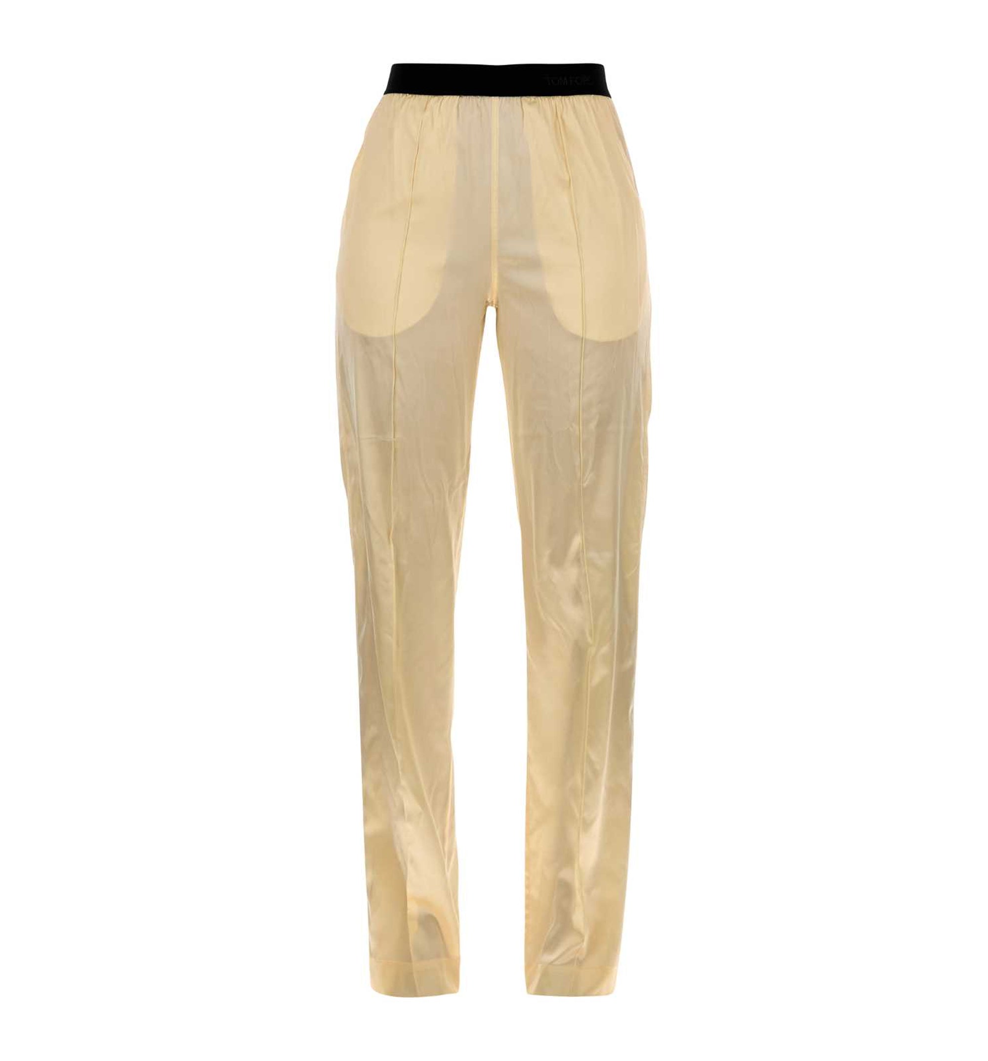 Stretch Silk Satin PJ Pants