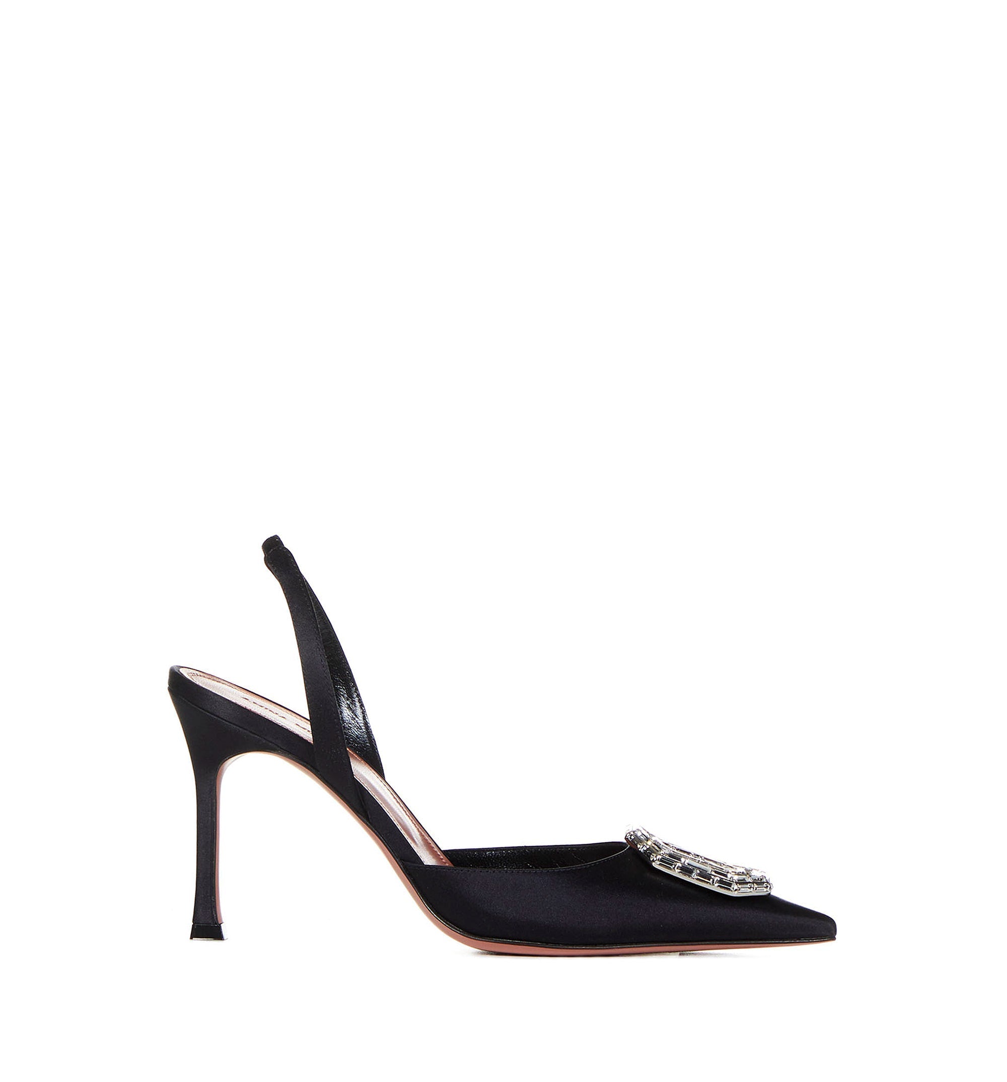 Camelia Sling Black Satin