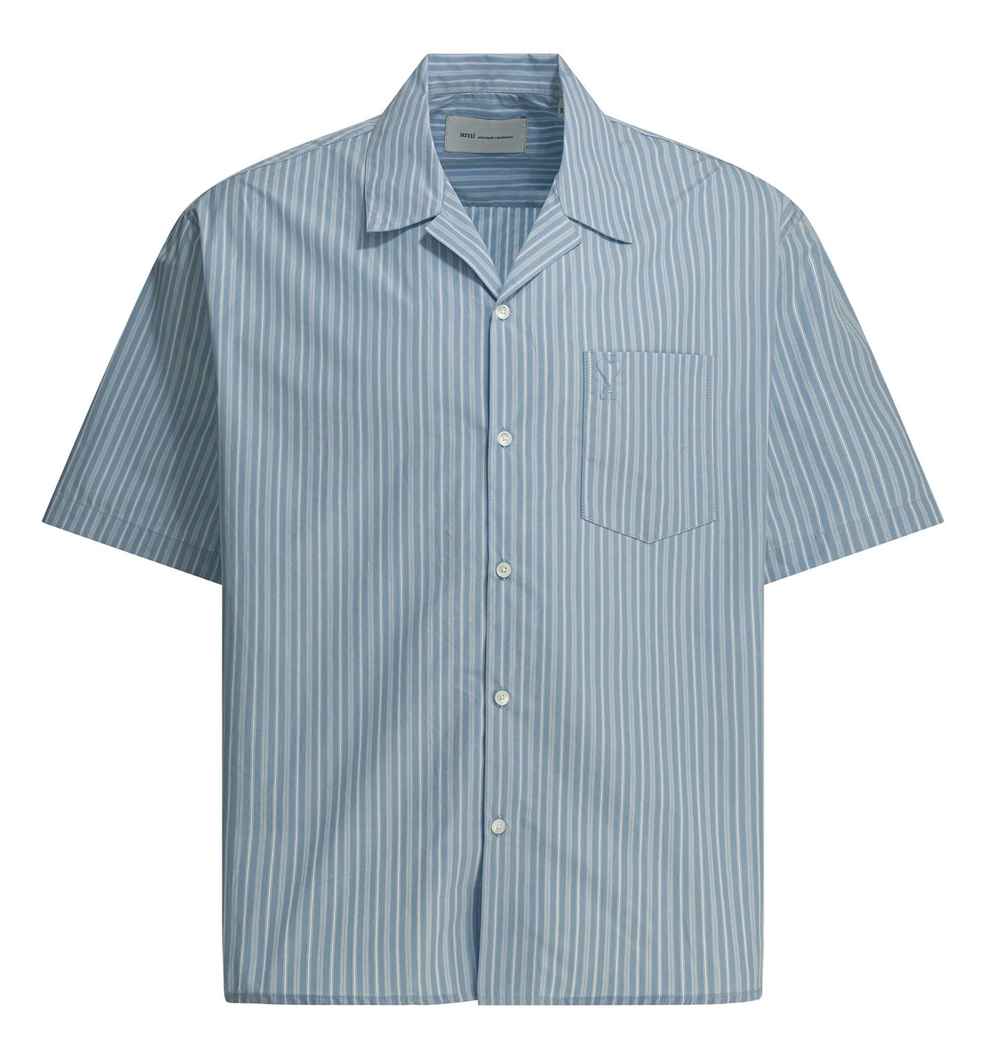 Cotton Short Sleeve Ami De Coeur Boxy Shirt