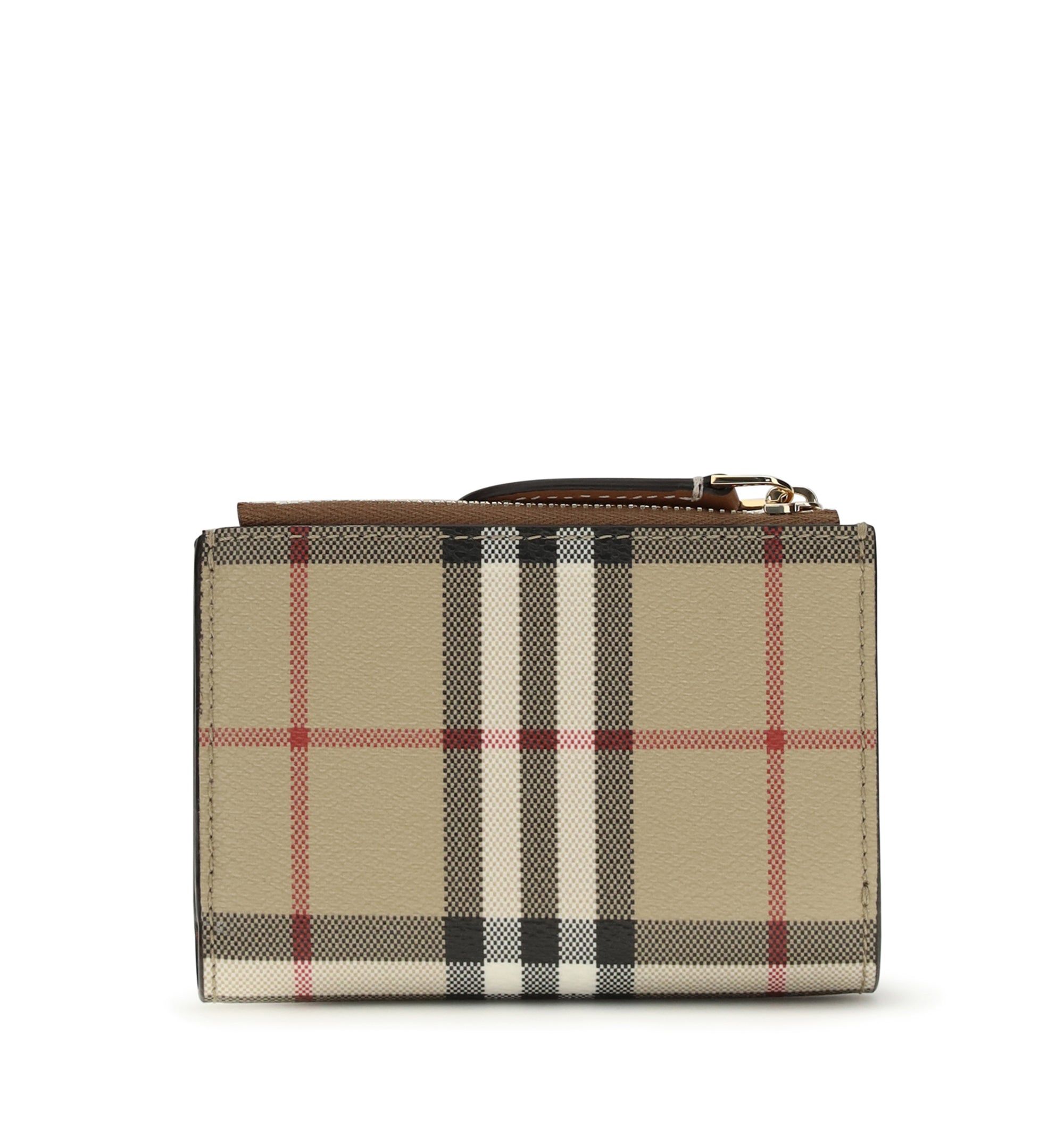 Small Check Bifold Wallet