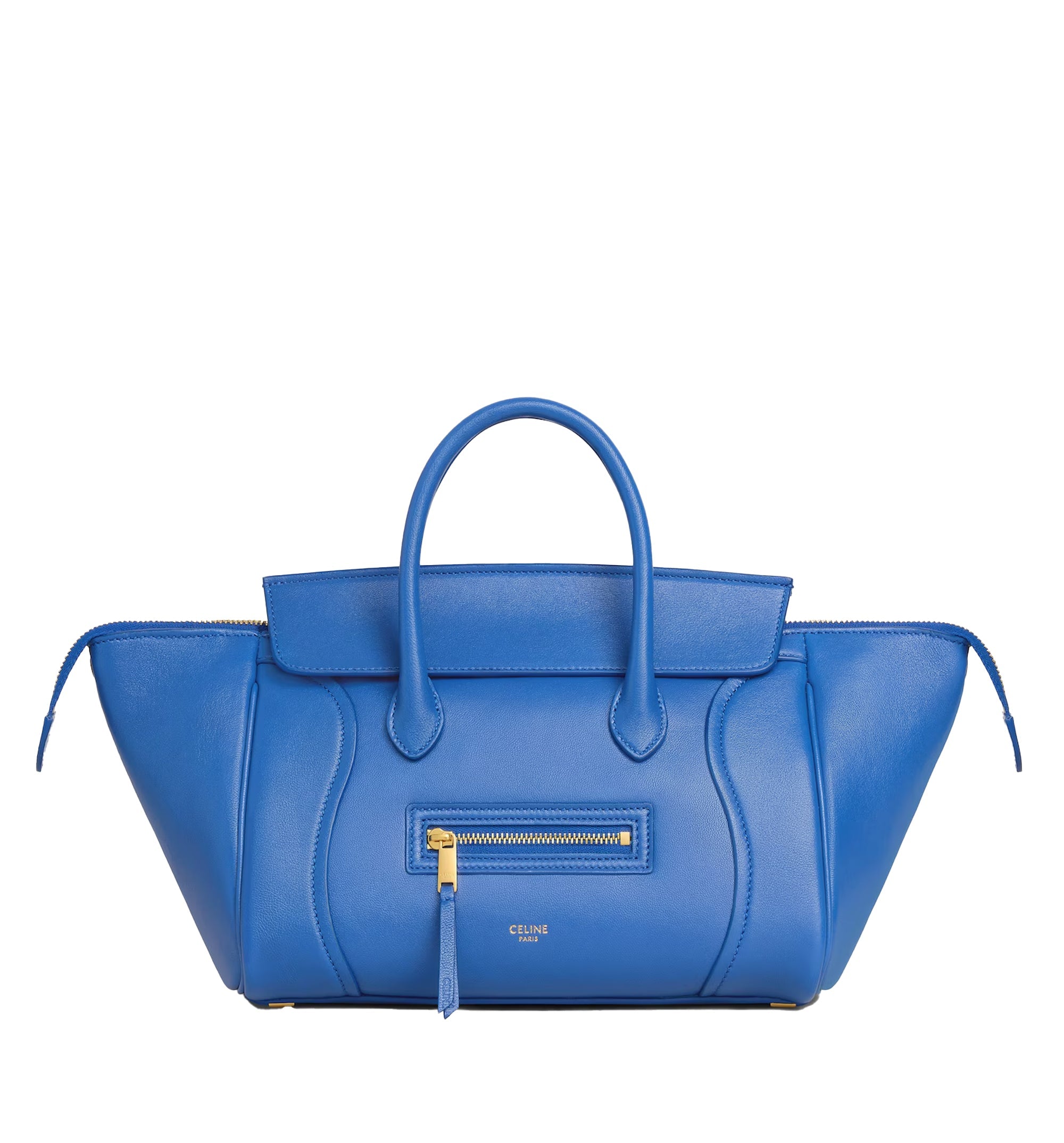 Small New Luggage In Supple Shiny Lambskin