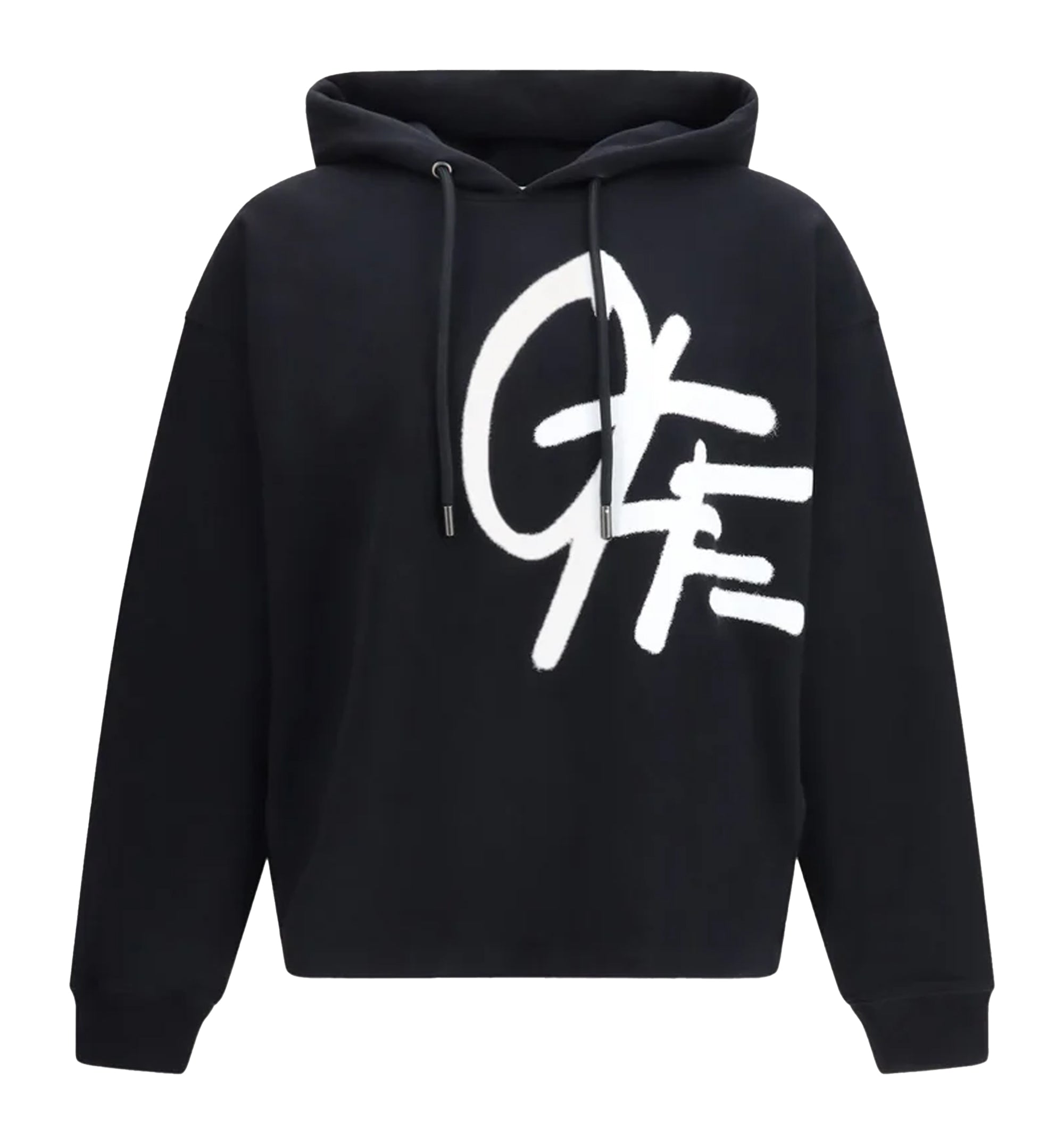 Spray Logo Loose Hoodie