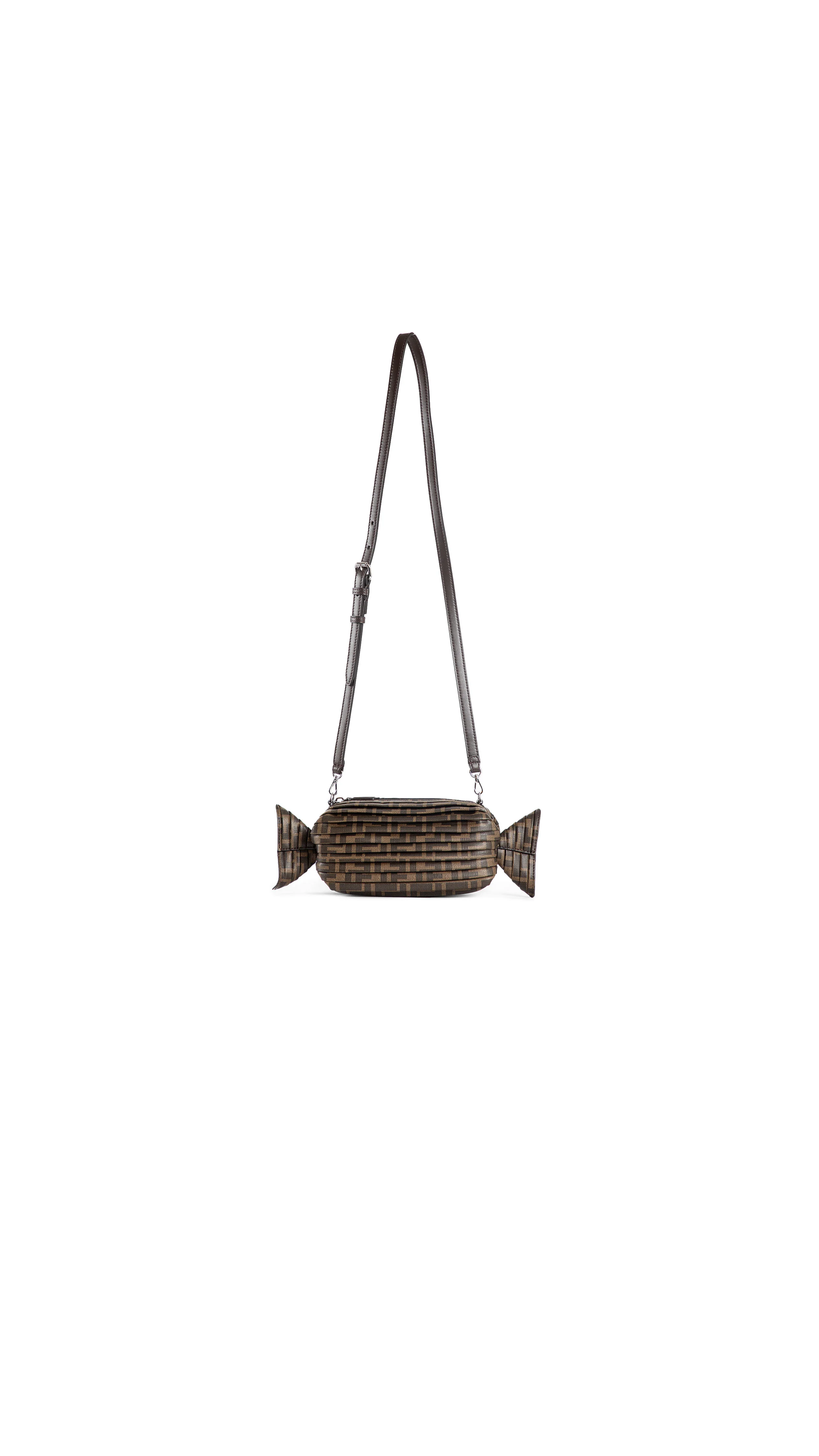 Ff Canvas Caramella Bag - Brown