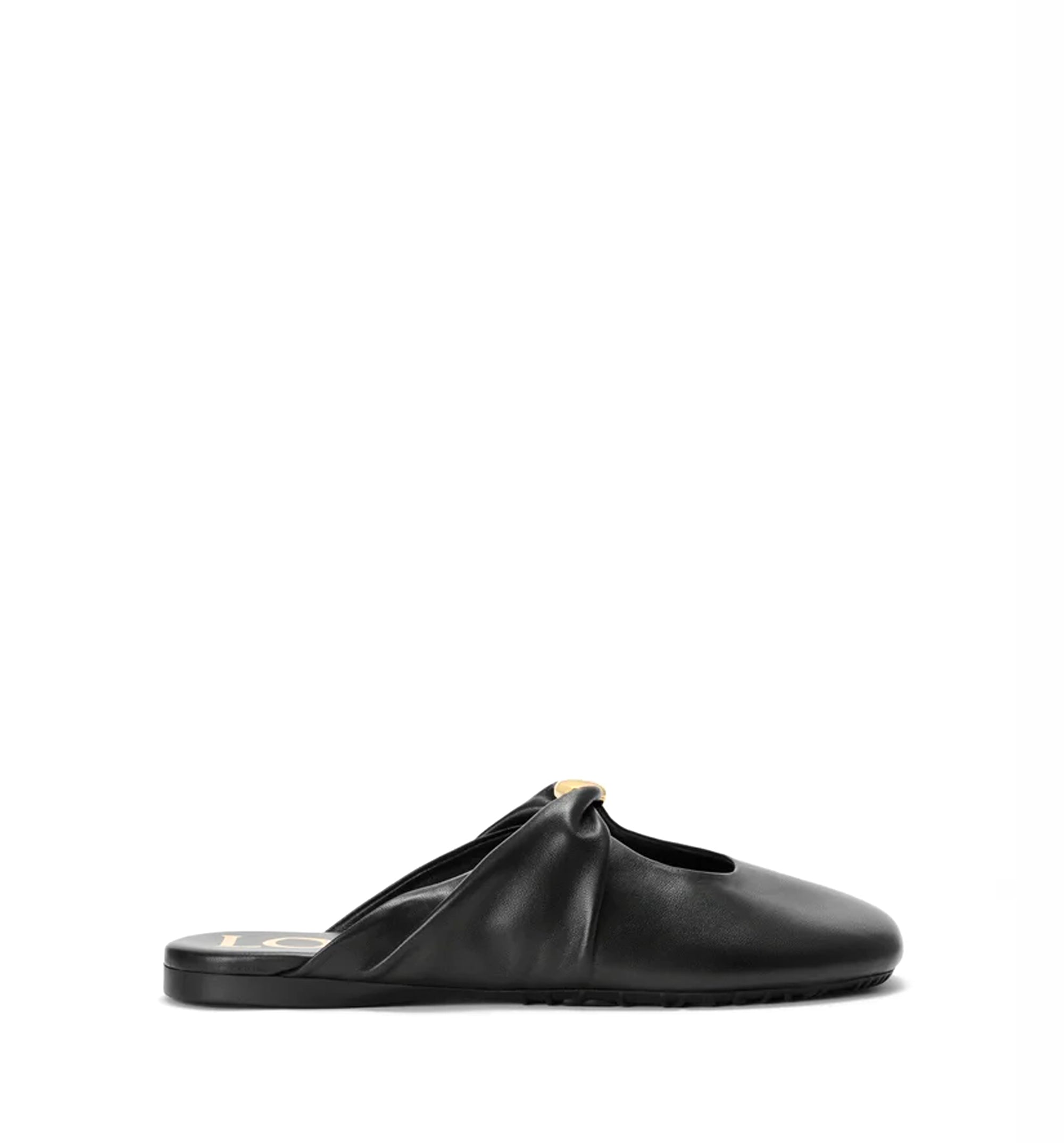Pebble Soft Mule In Nappa Lambskin