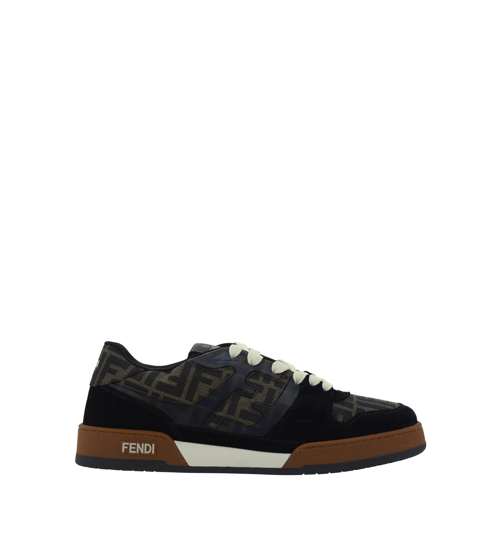 Sneakers Fendi Match low‑top in canvas FF jacquar