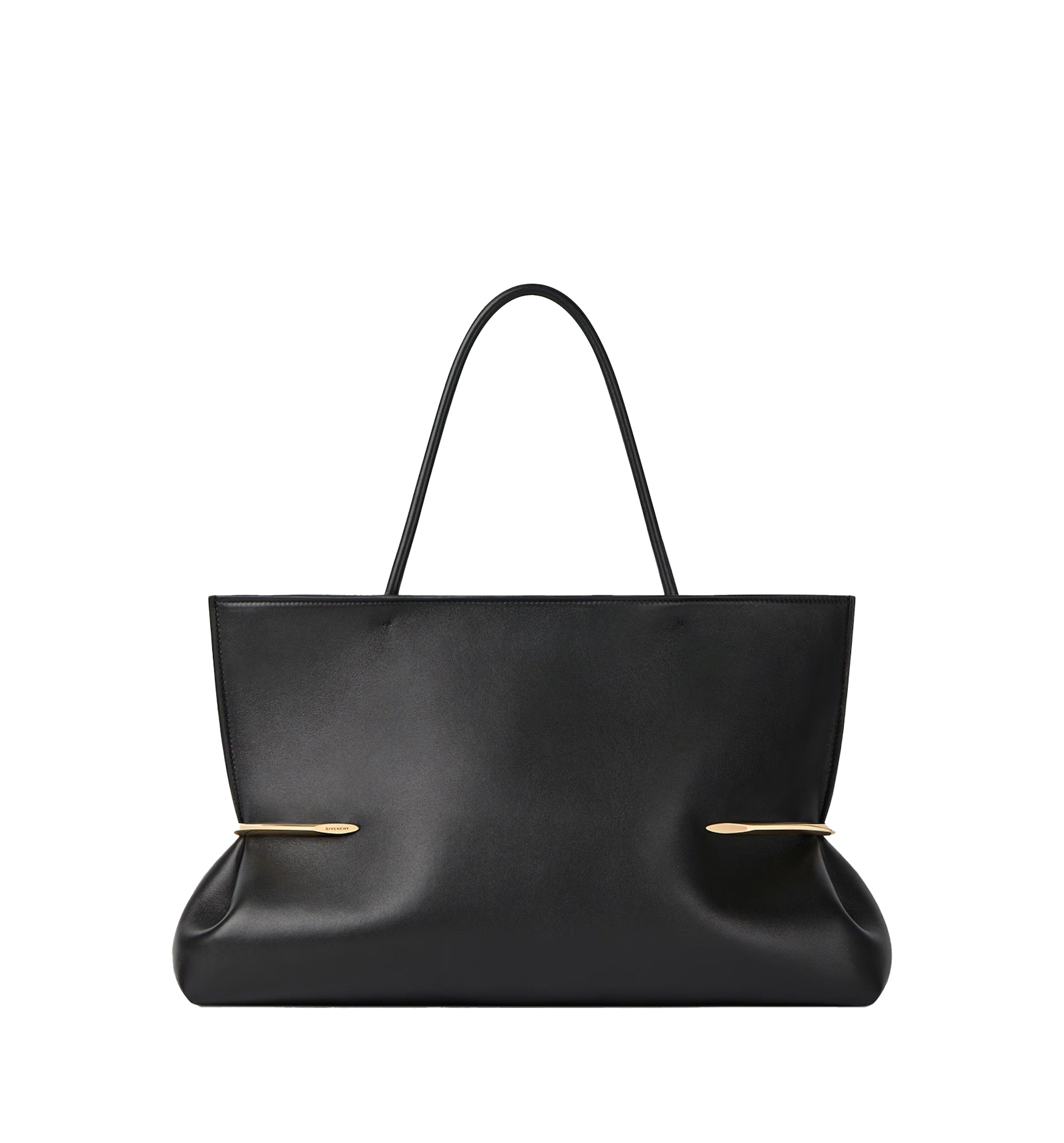 Pinch Squeezed Horizontal Tote Bag In Nappa Leather