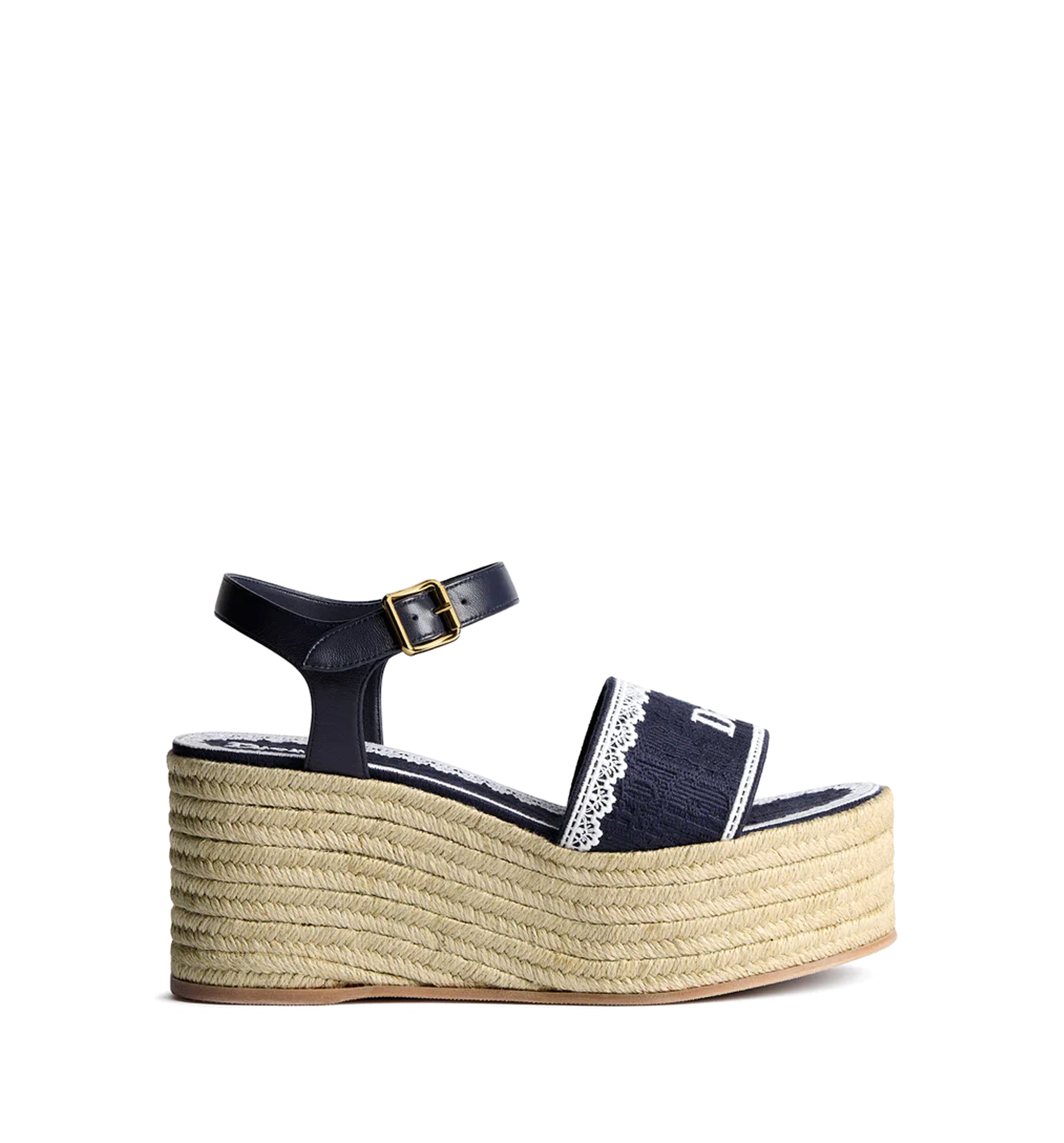 Dior Dentelle Wedge Sandal