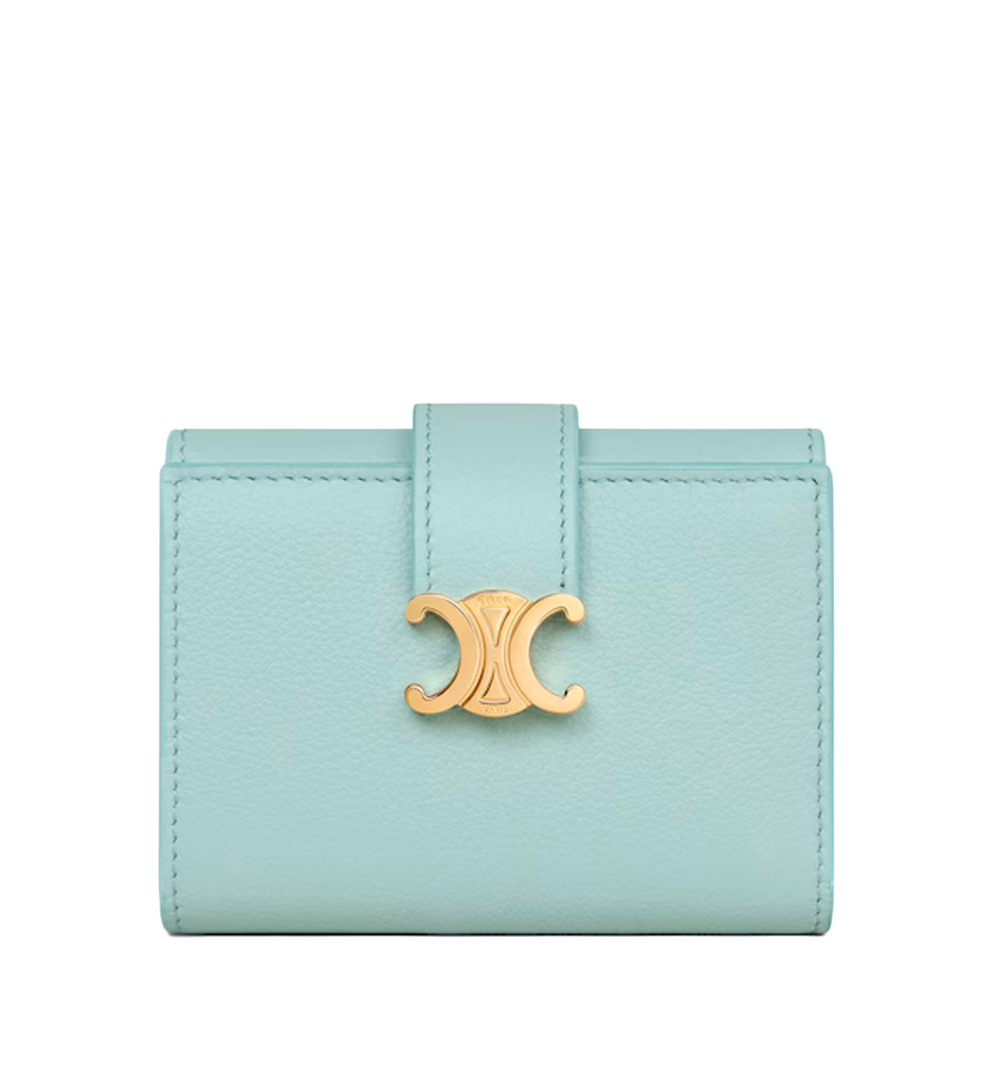Fine Strap Wallet Nino In Grained Supple Calfskin
