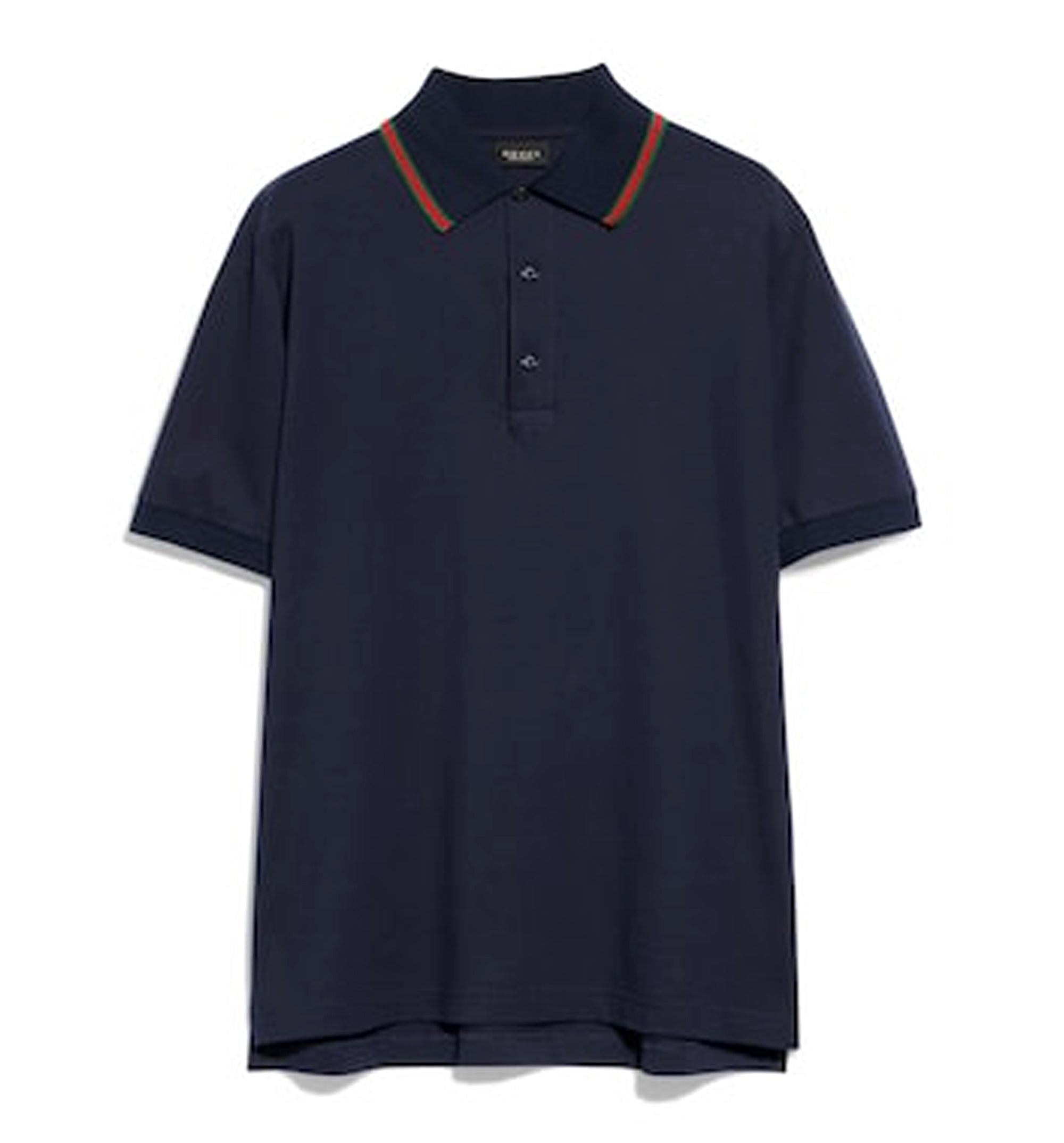 Cotton jersey piquet polo shirt