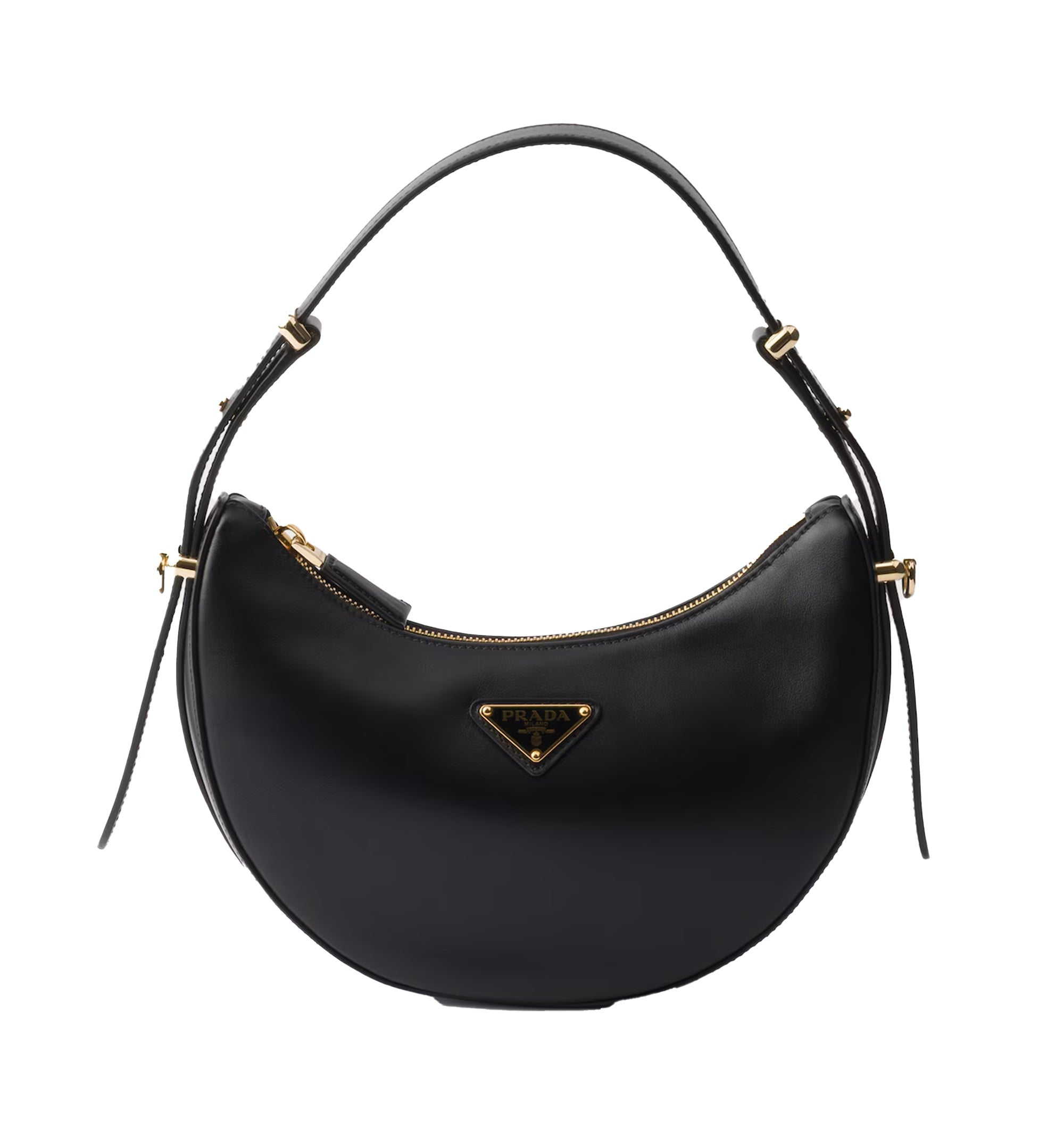 Prada Arqué Mini Leather Shoulder Bag