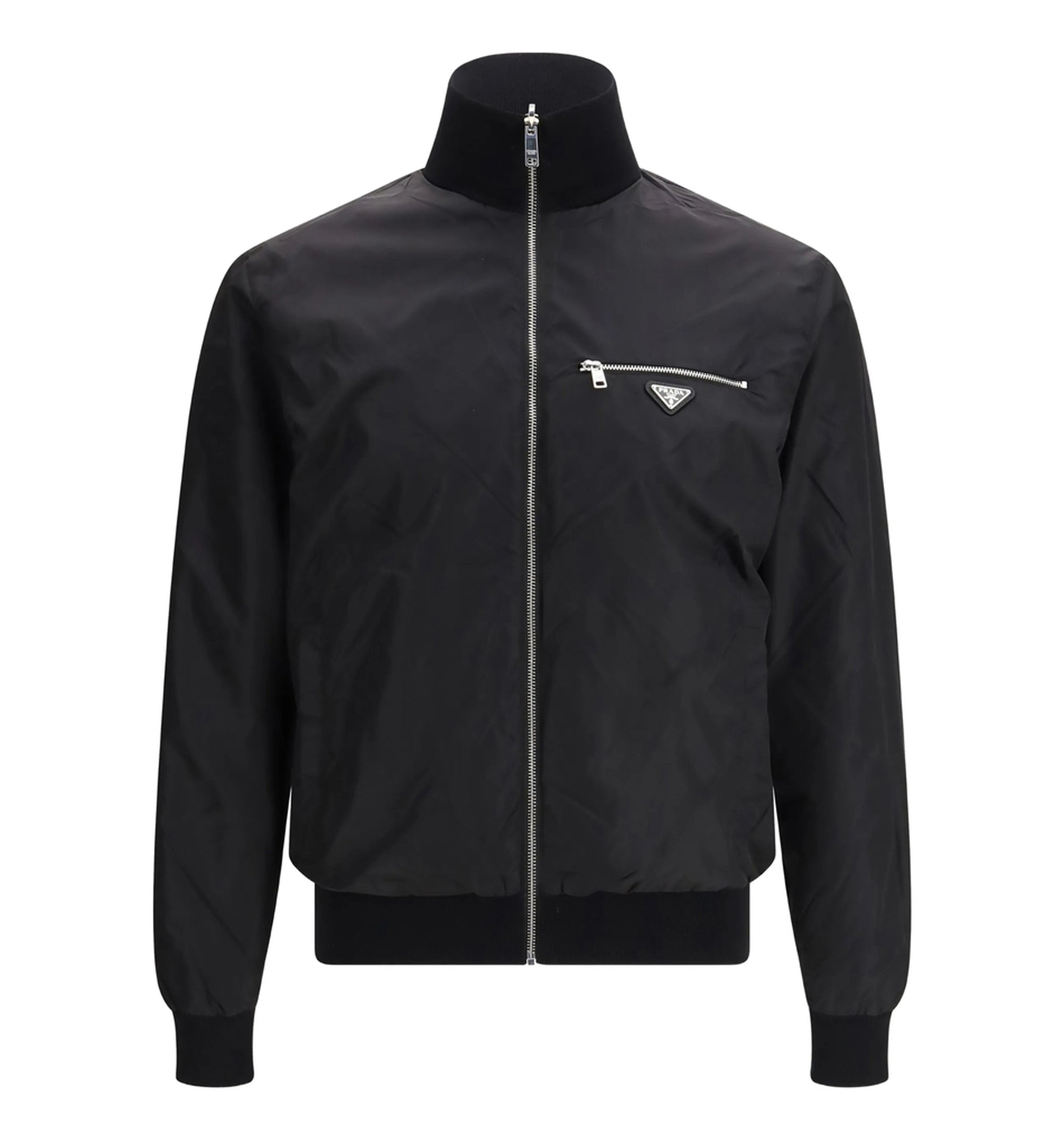 Reversible Wool And Re-Nylon Jacket