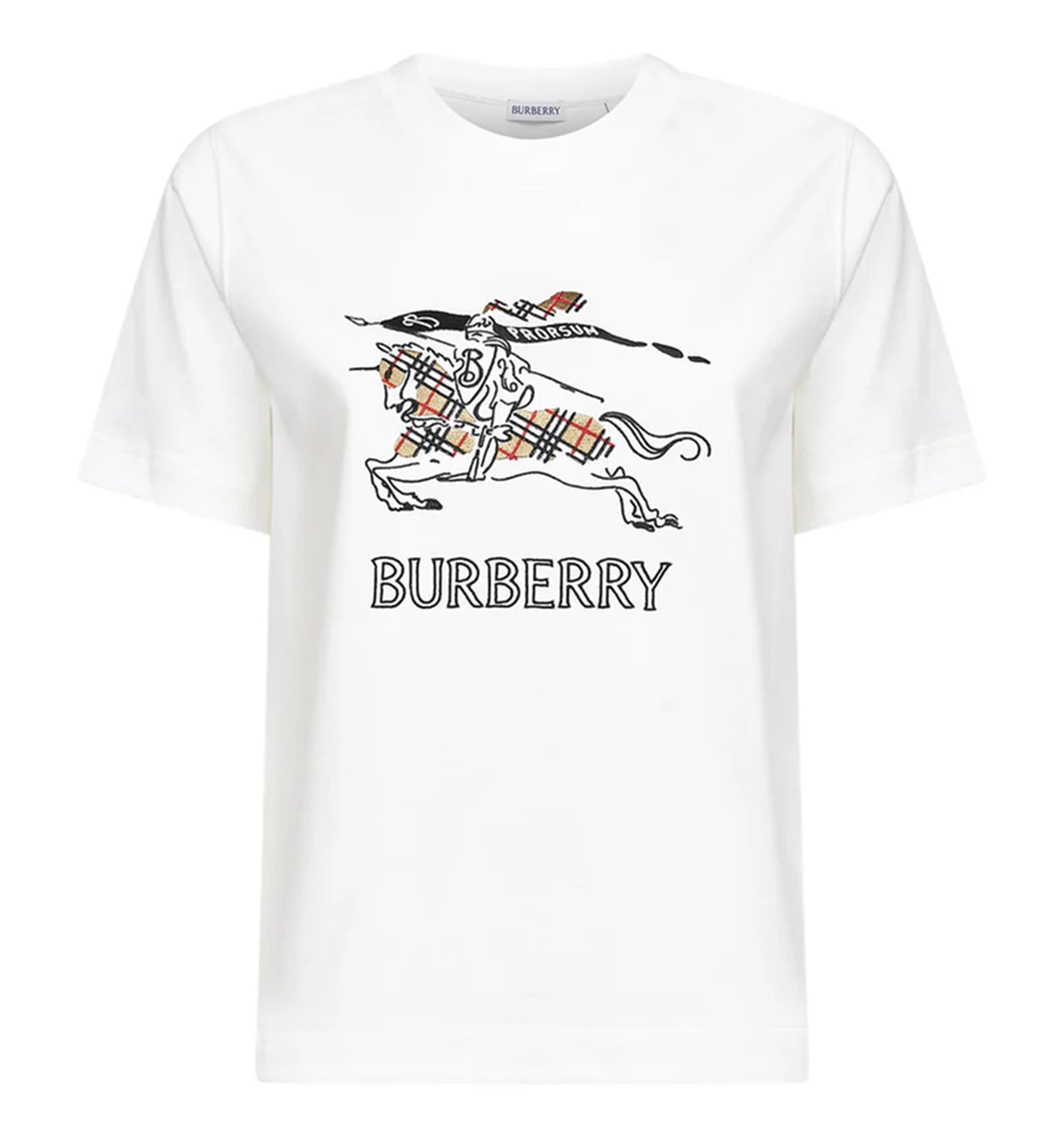 Knight Sketch Cotton T-Shirt