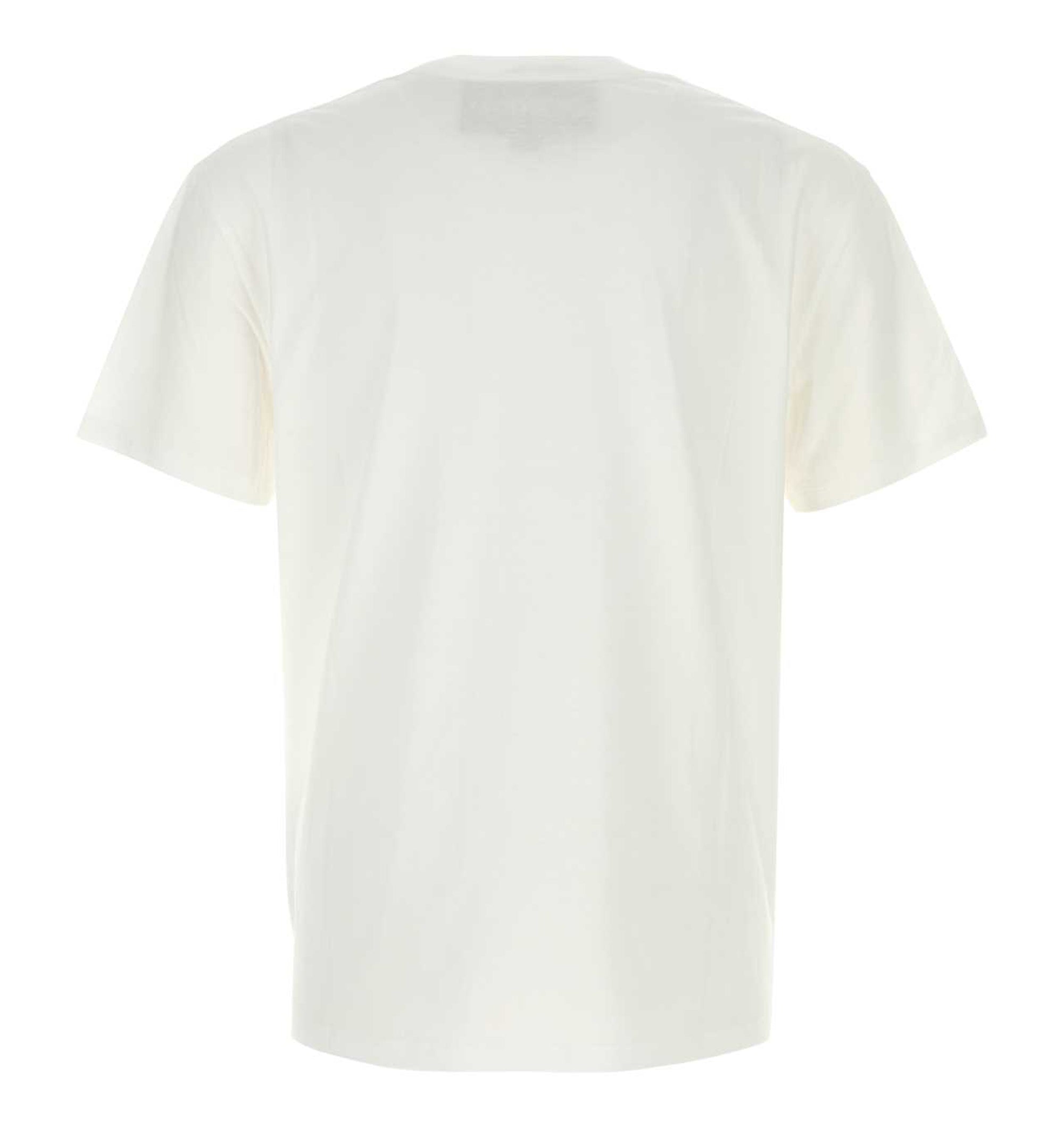 Cotton T-Shirt With Vlogo Patch