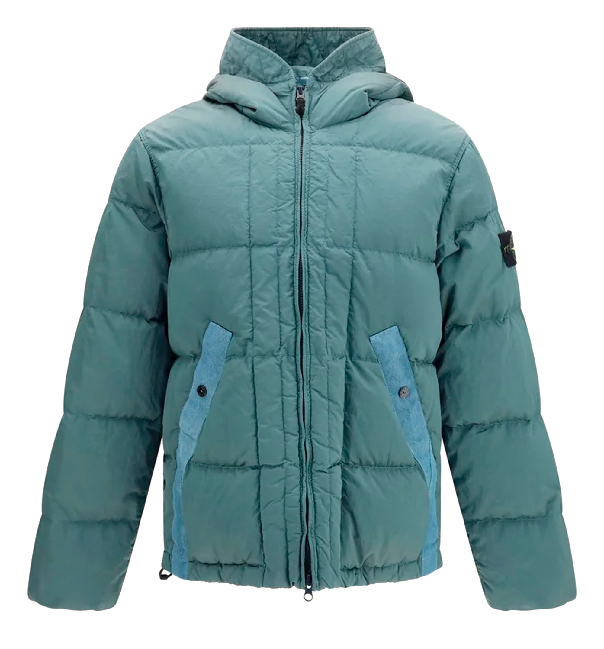 Nylon Metal hooded Puffer Jacket