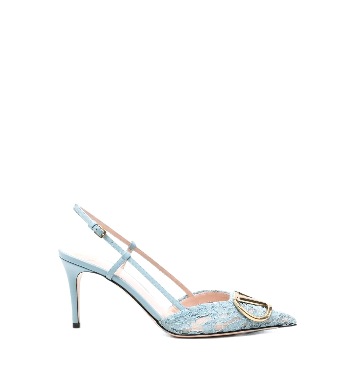 VLogo Signature lace pumps