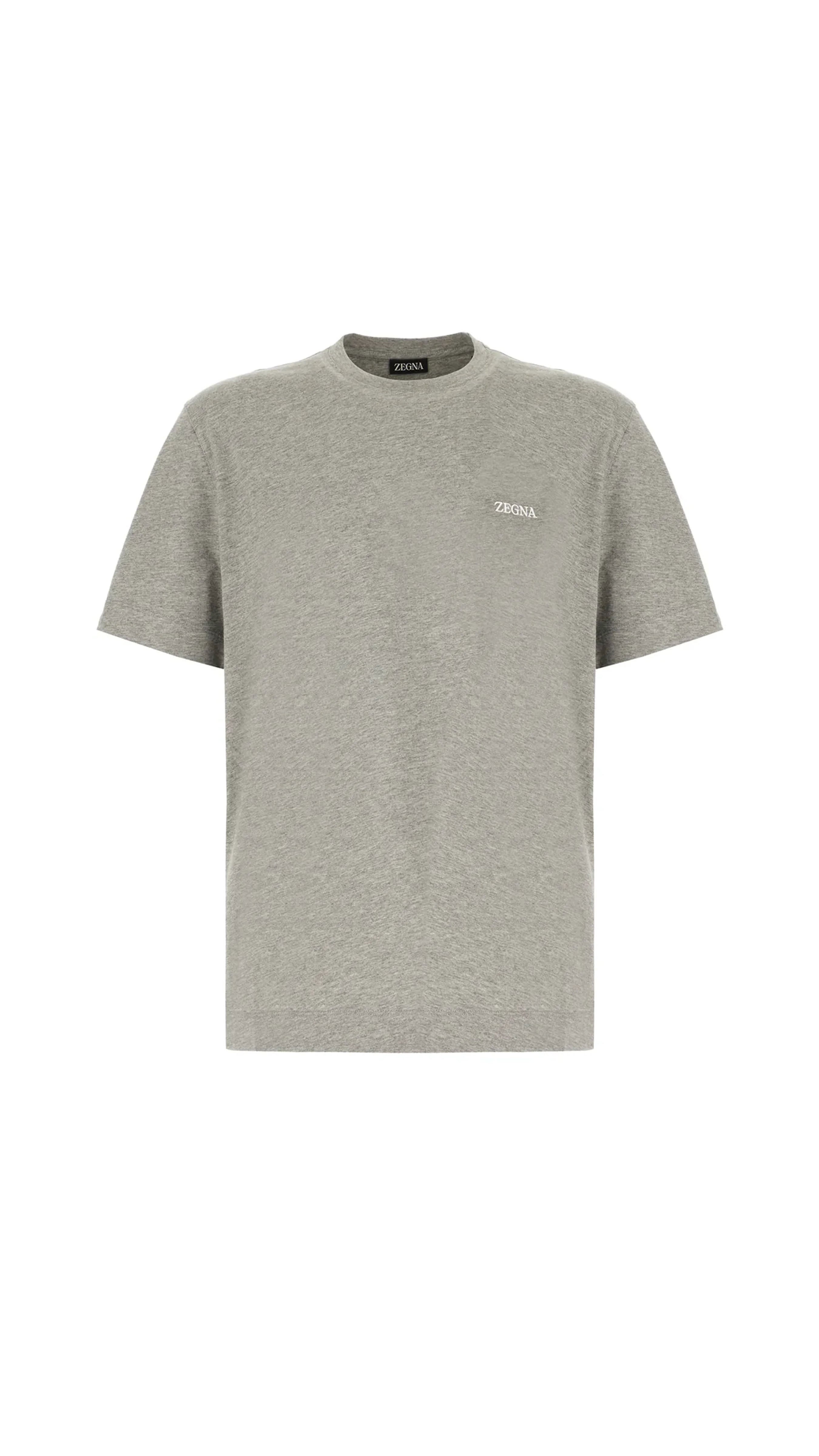 Cotton T-shirt - Grey
