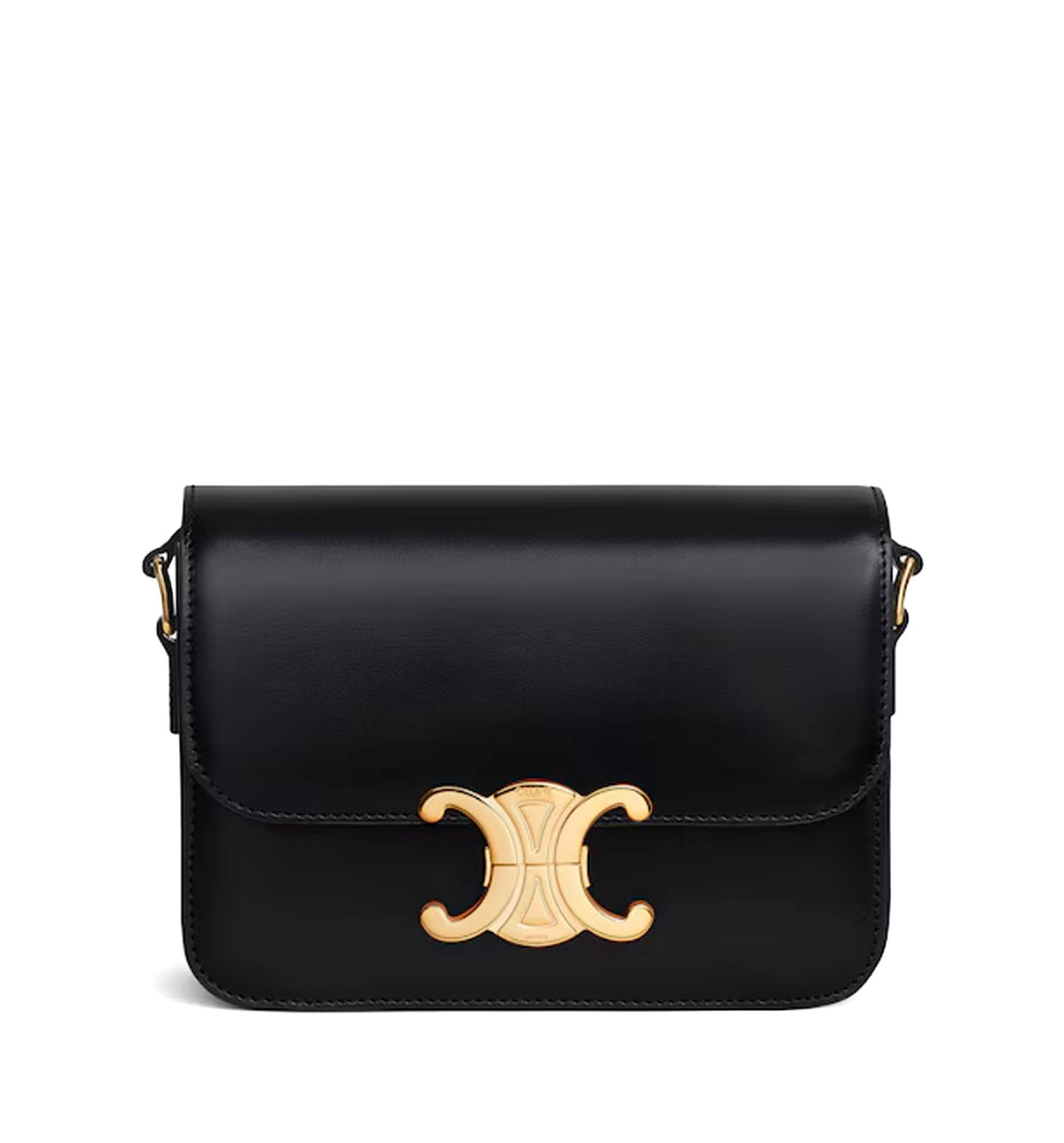 Teen Triomphe Bag In Shiny Calfskin