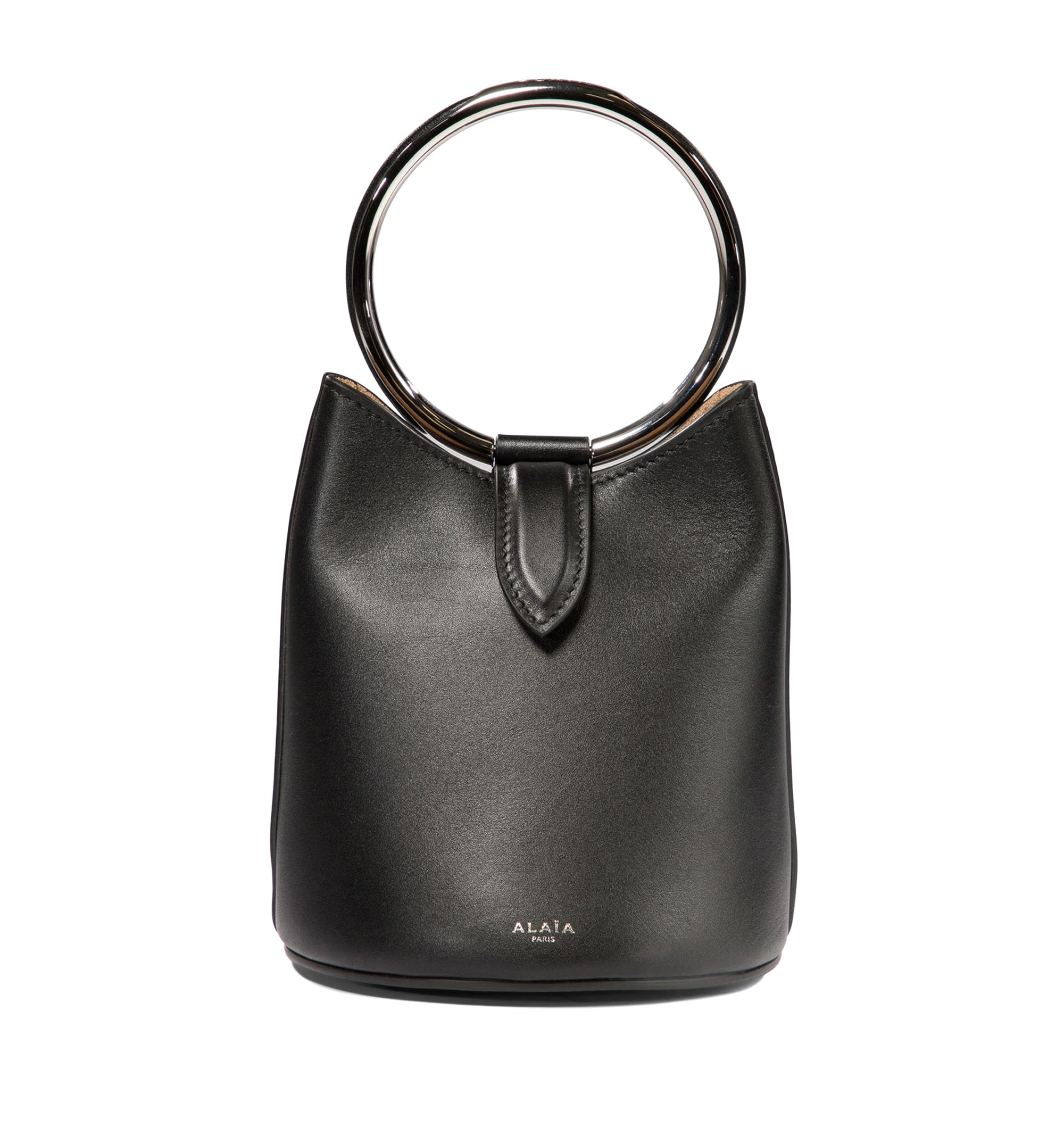 Ring Handbag in Calfskin Leather